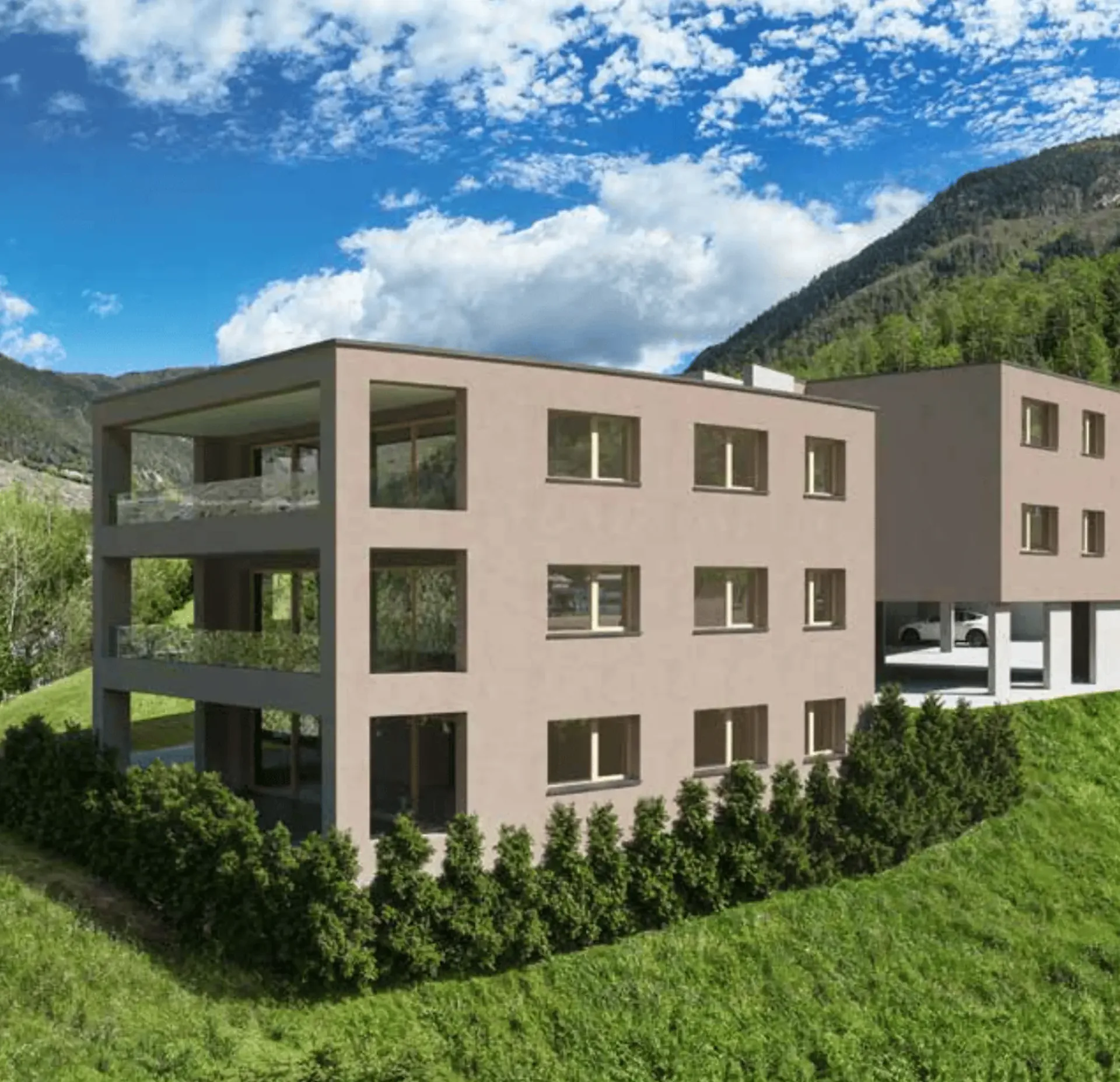 Résidence Félicie – Bovernier: 7 neue Apartments mit 2,5 bis 4,5 Zimmern