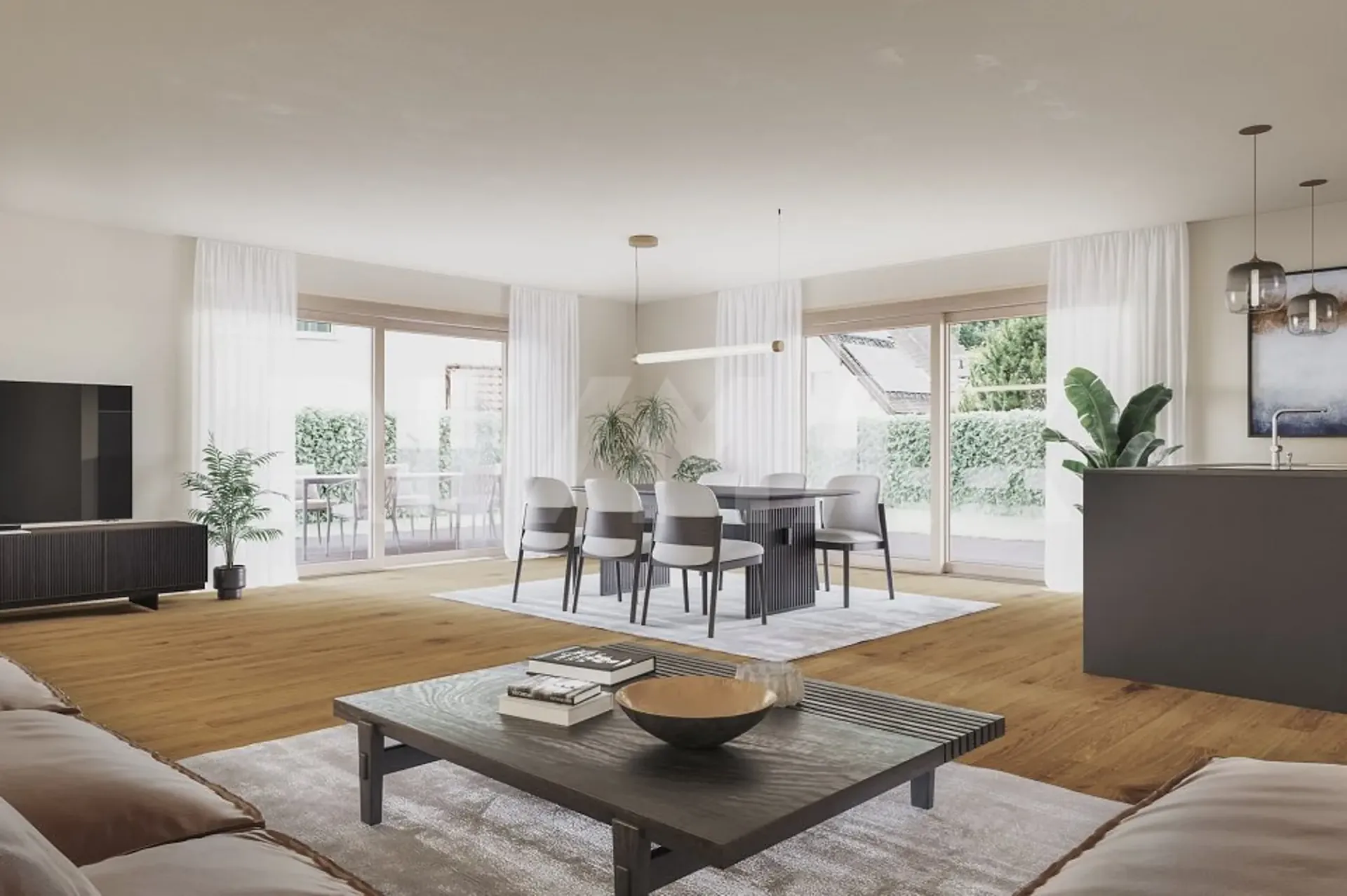 Grosszügige 4 ½ Zimmer Gartenwohnung C01 130.09 m²