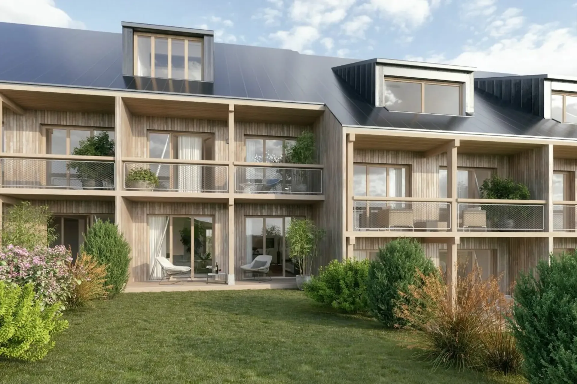 Appartement de jardin de haute qualité (neuf)