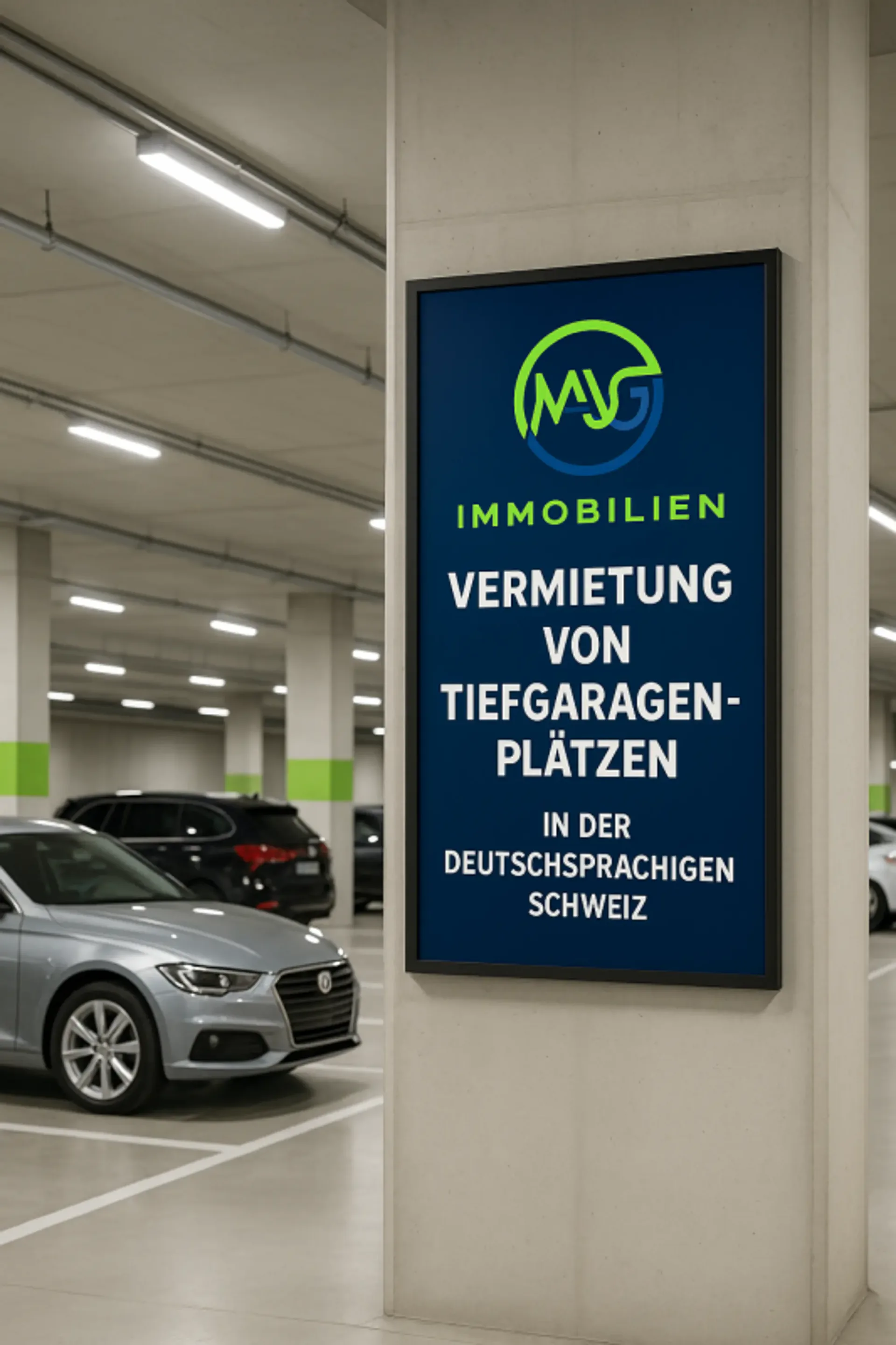 Tiefgaragenplätze in der Überbauung Hinzihöfli in Grenchen zu vermieten