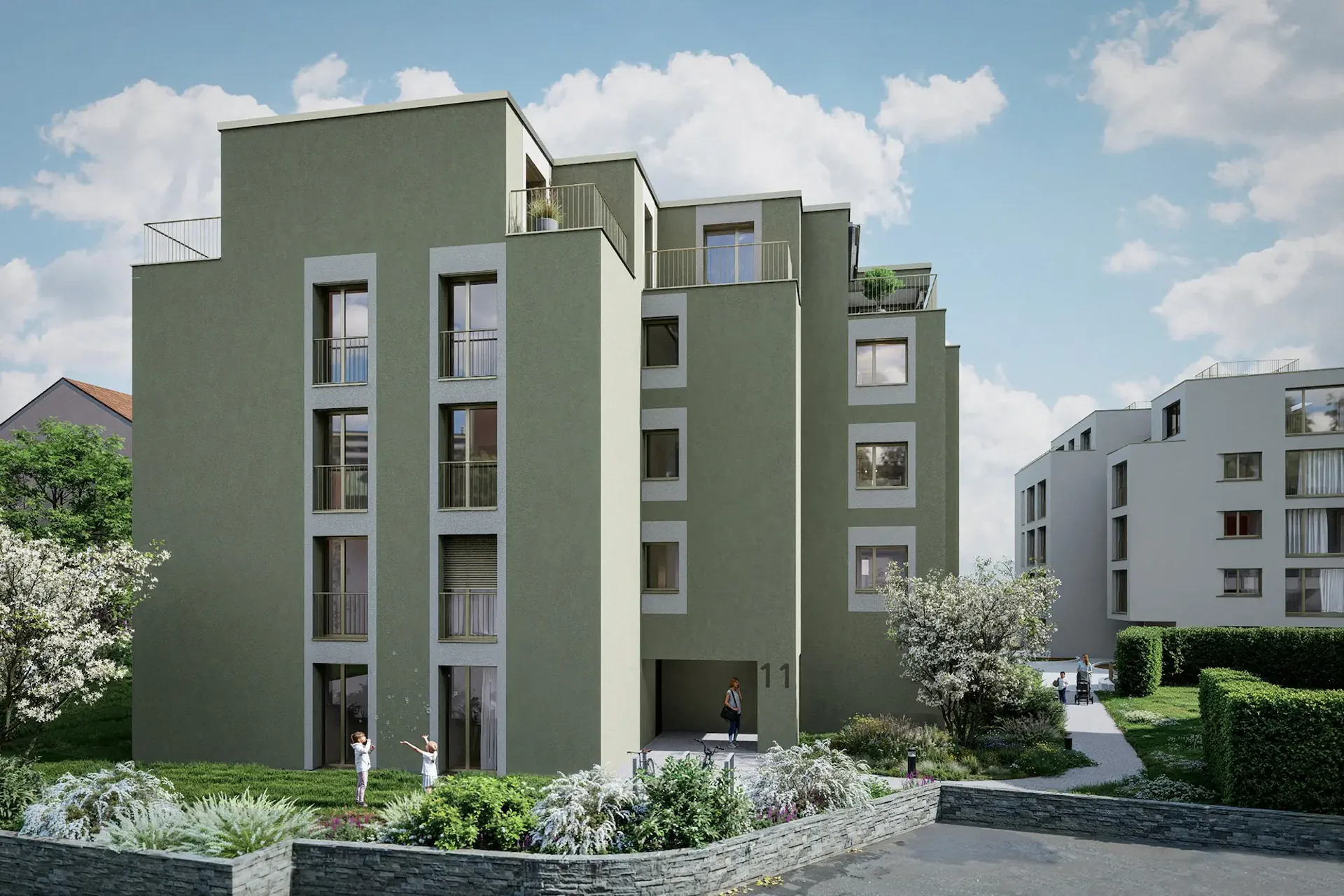 Progetto di costruzione Olea appartamento 4,5 locali per famiglie