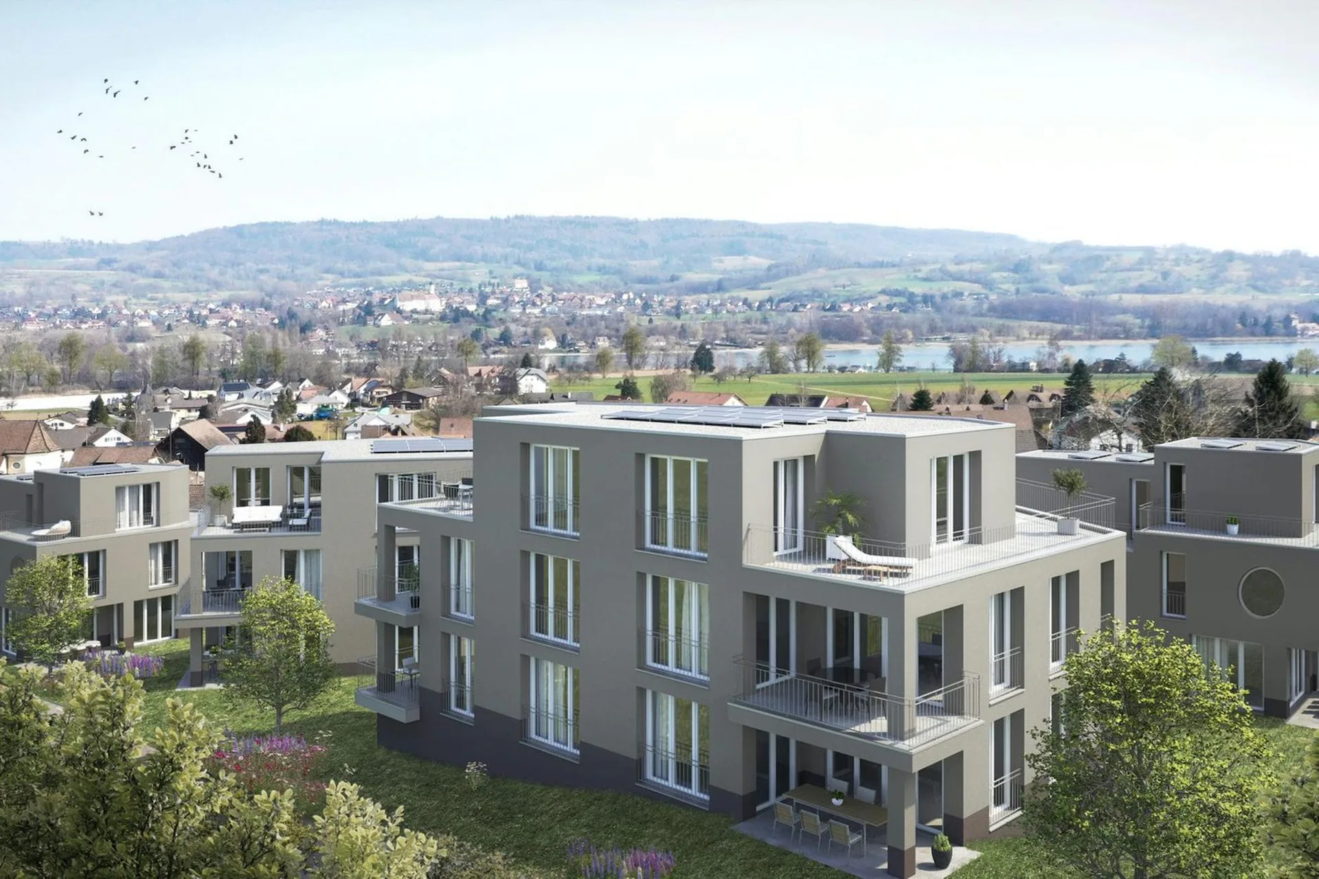 Vivre sur le lac Untersee dans les normes Minergie-P