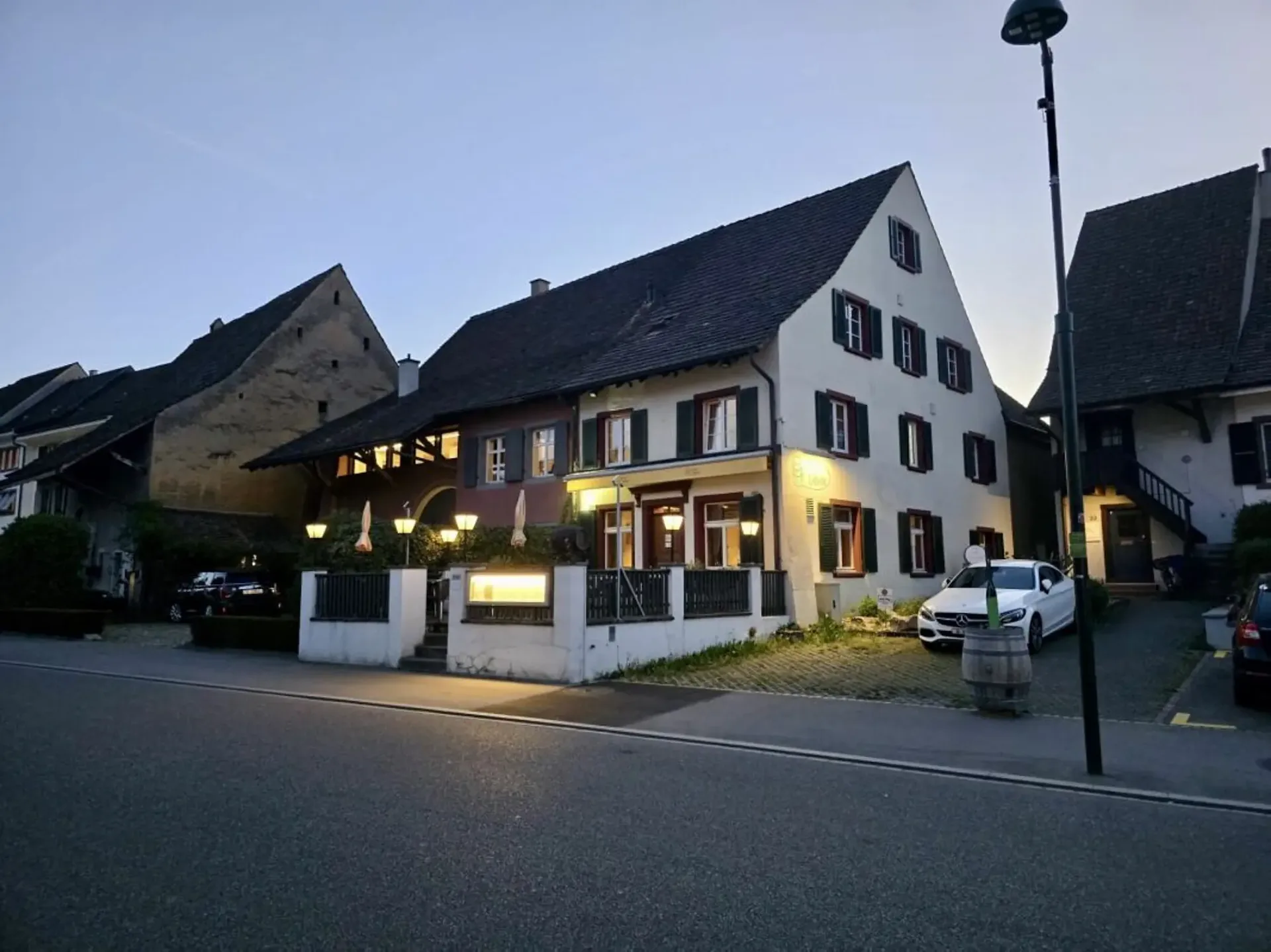 Charmant restaurant dans le centre historique de Muttenz