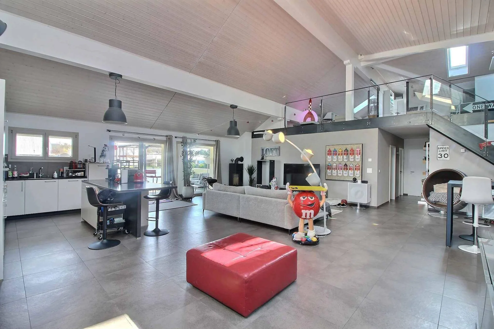 Appartamento eccezionale di 6,5 locali (stile loft) - Materiali nobili e volumi generosi