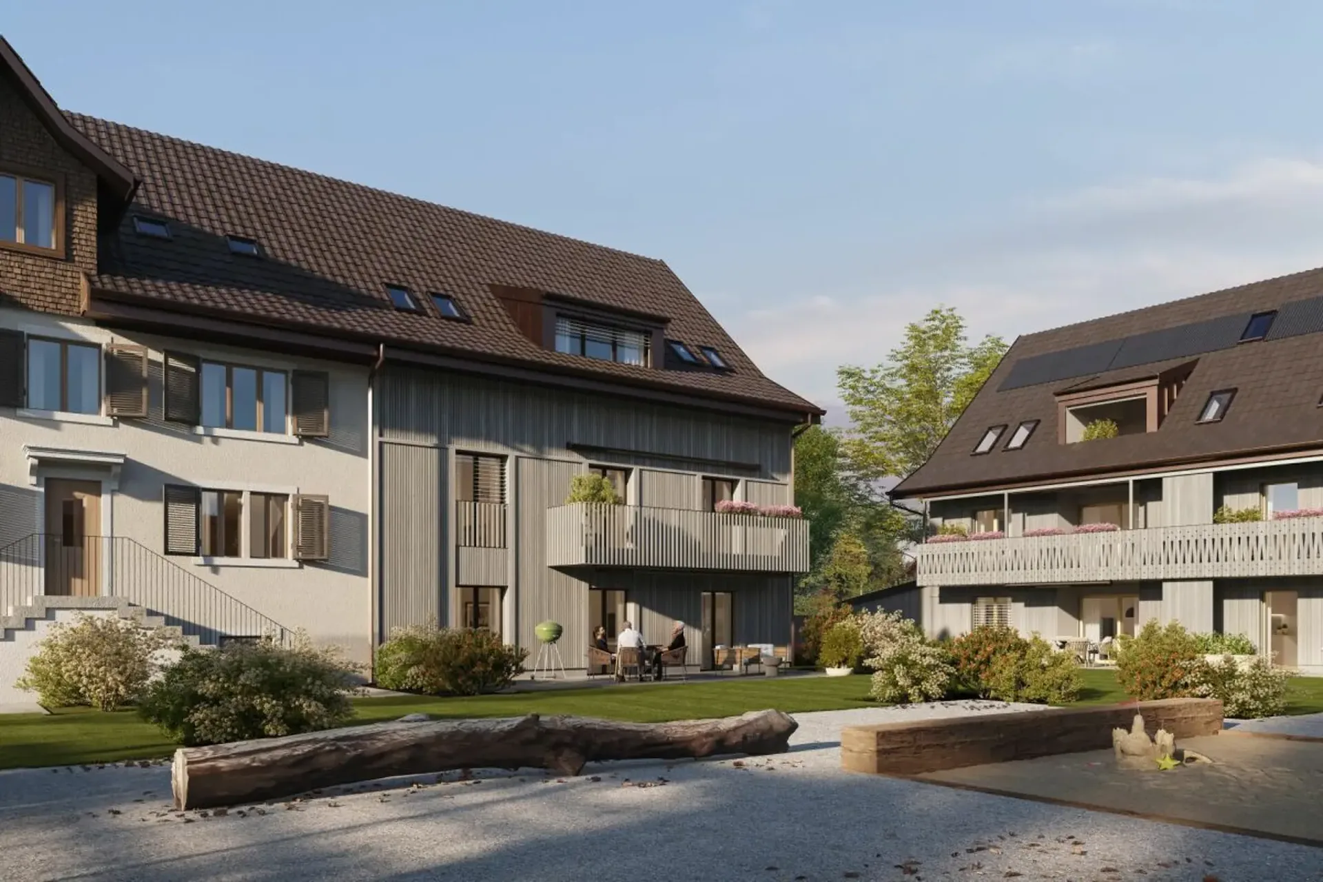 «Dorf Ottikon»: Attraktives Mittelhaus mit viel Freiraum - Bezug ab Februar 2027