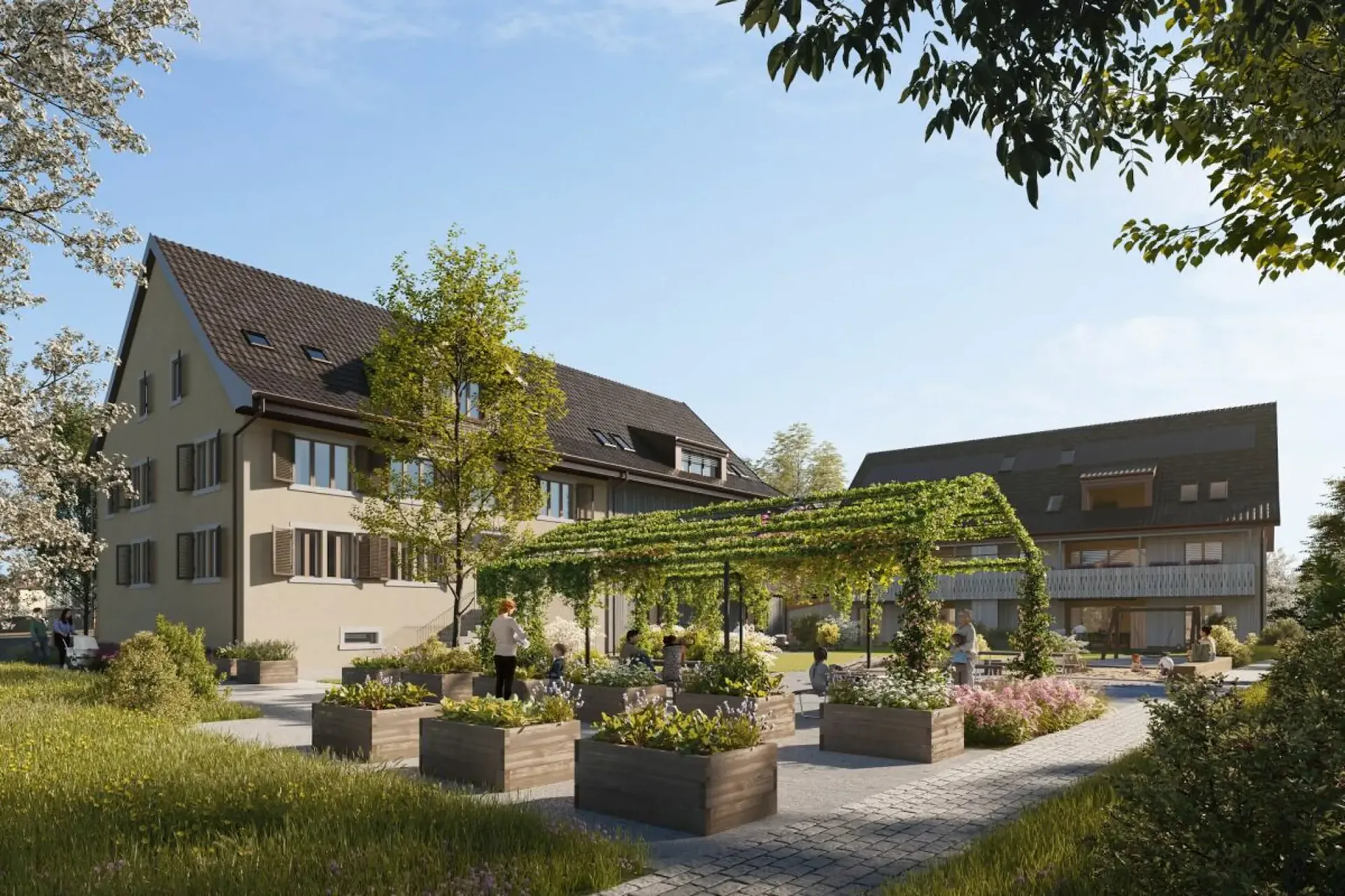 «Dorf Ottikon»: Attraktives Eckhaus mit viel Freiraum - Bezug ab Februar 2027
