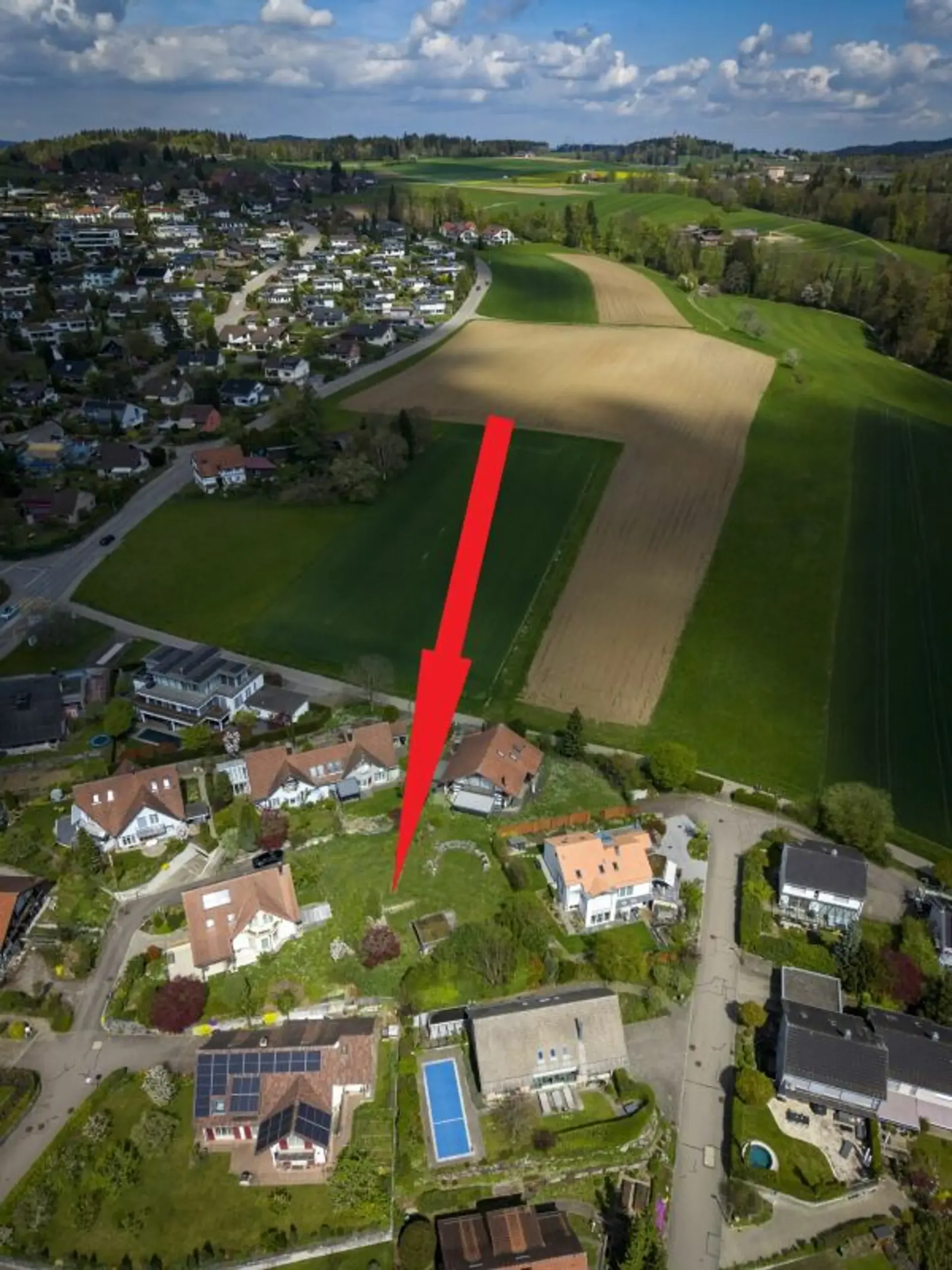 Building land in Grossäcker Birchwil-Nürensdorf