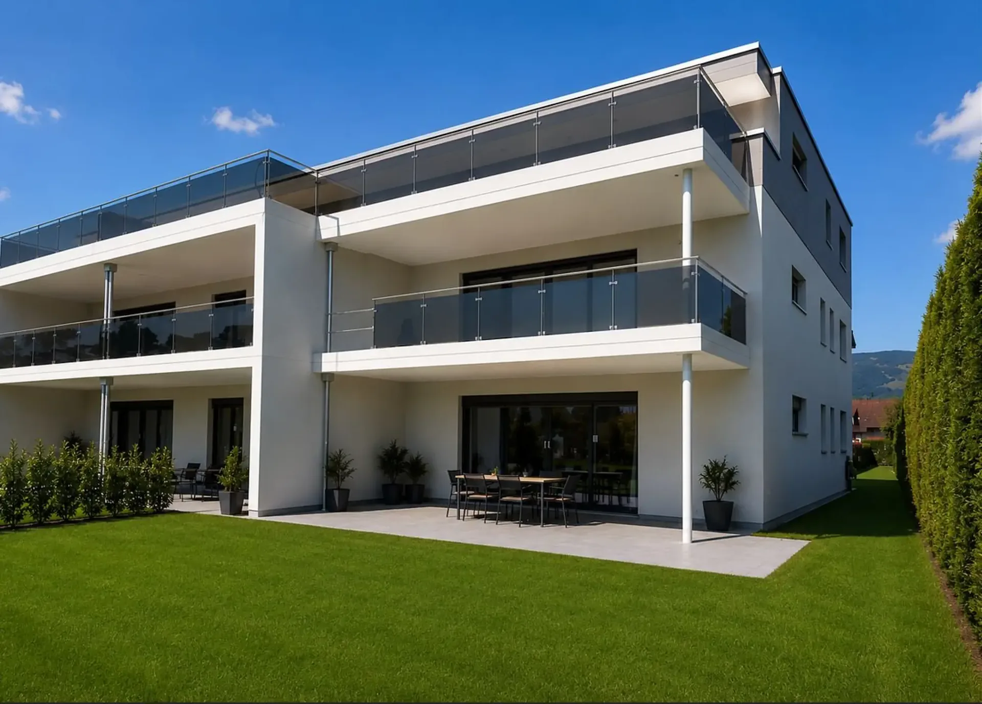 Appartement de standing en construction neuve avec jardin privé