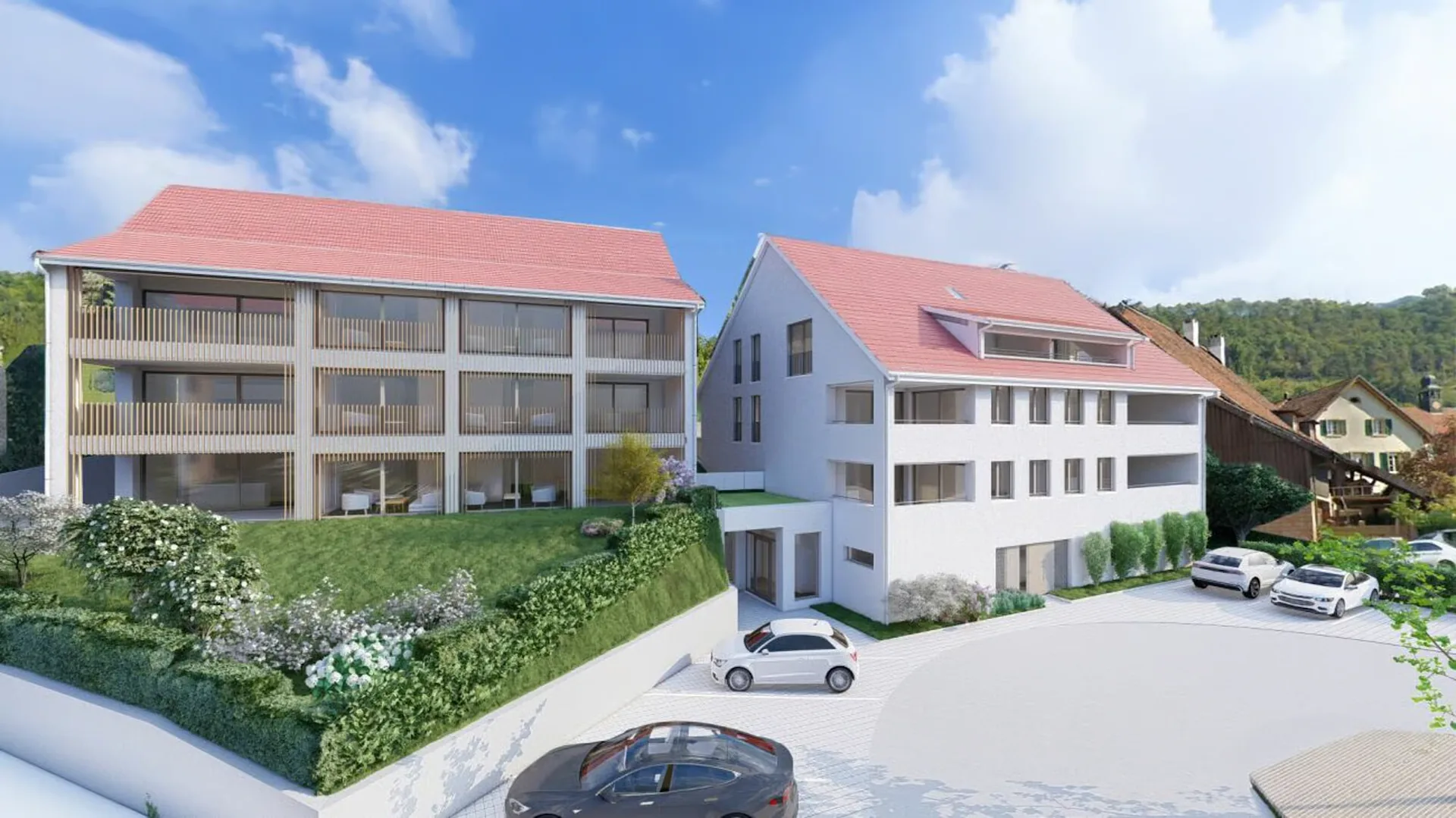 Appartamento di giardino nuovamente costruito 4,5 locali con ESTH W4