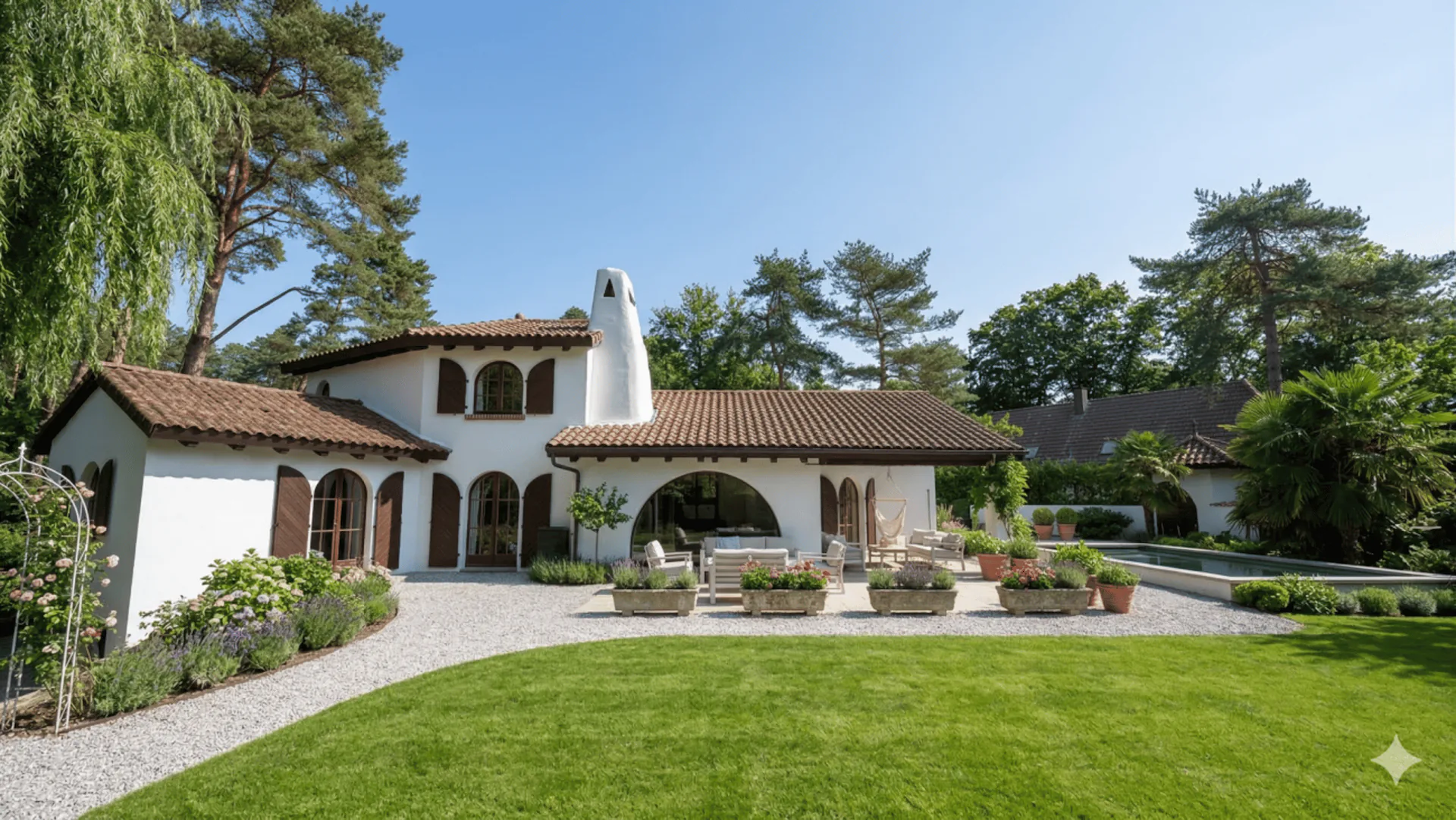 Spacious single-family house with pool, spaciousness and plenty of privacy in Studen