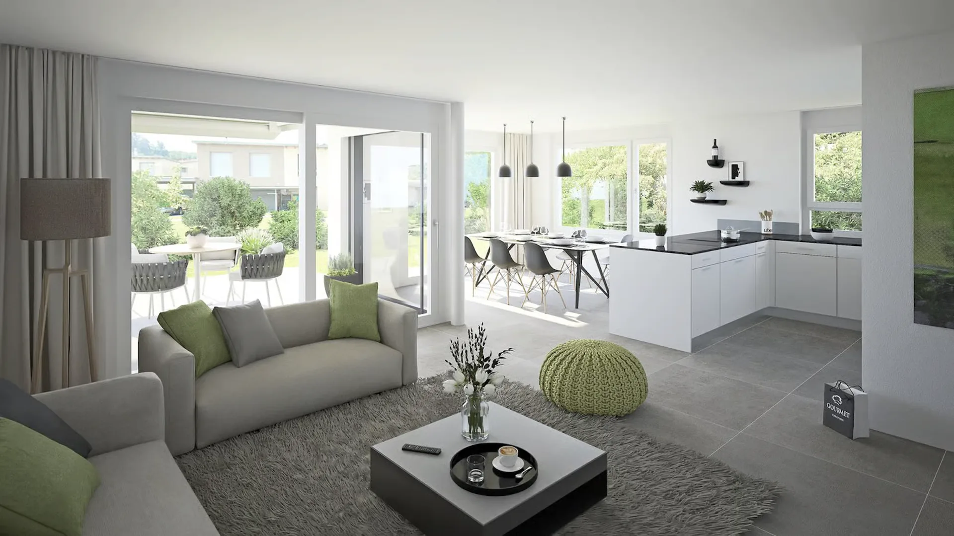 Grosszügige 4.5-Zimmer-Eigentumswohnung 'Park Aarberg'.