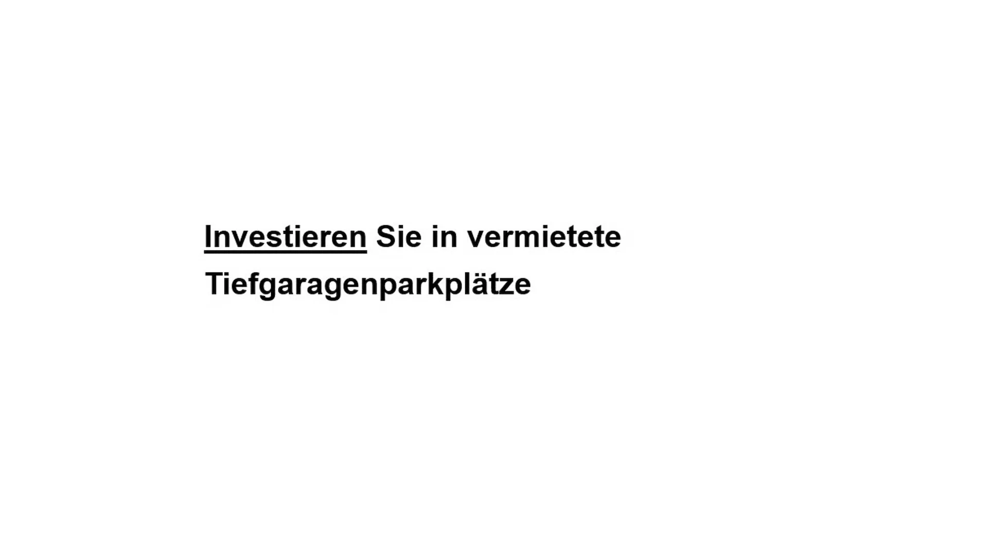 Tiefgaragenparkplatz in Grossdietwil (LU) zu verkaufen