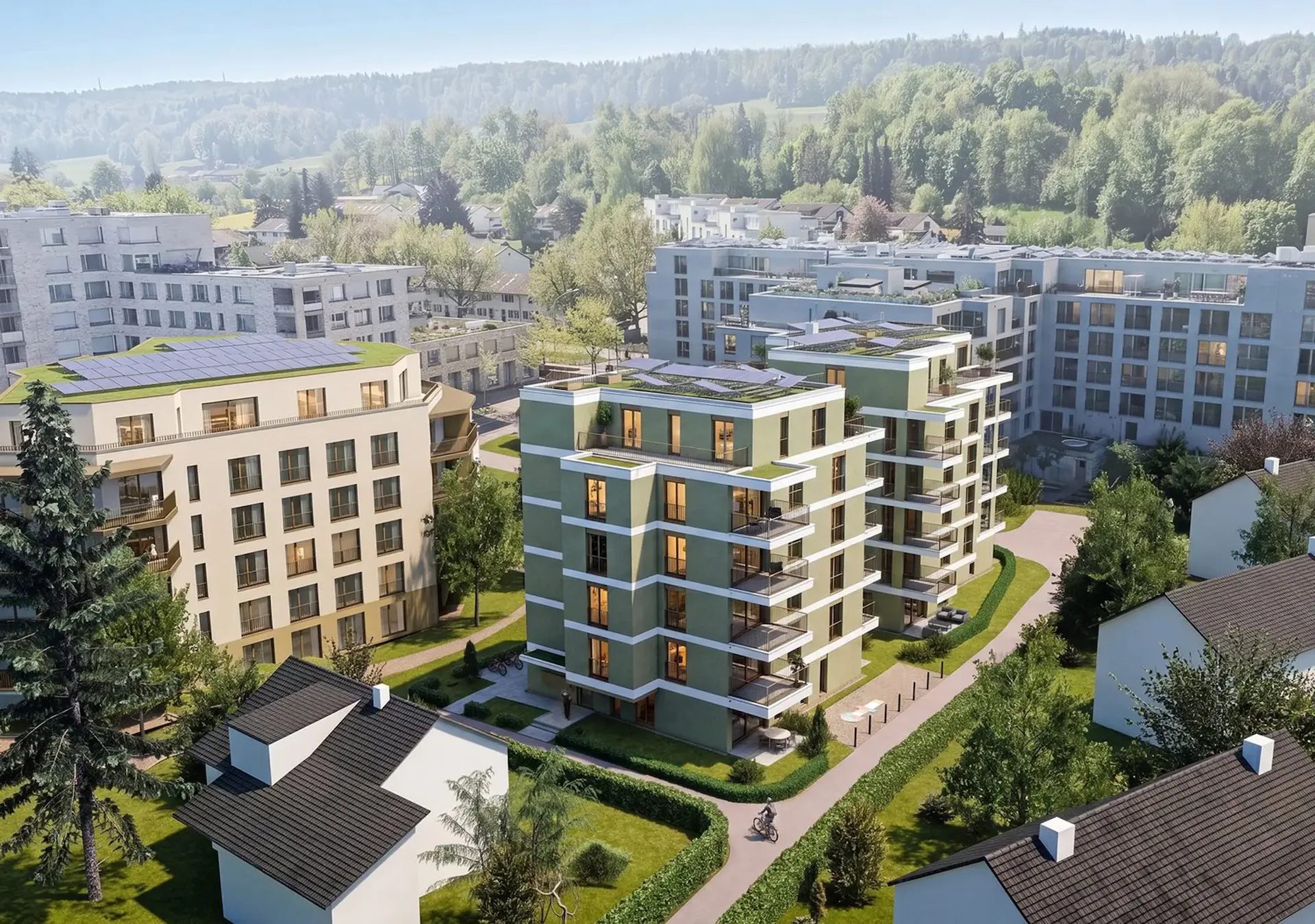 Annuncio di progetto - Nuovo insieme di edifici con carattere di quartiere