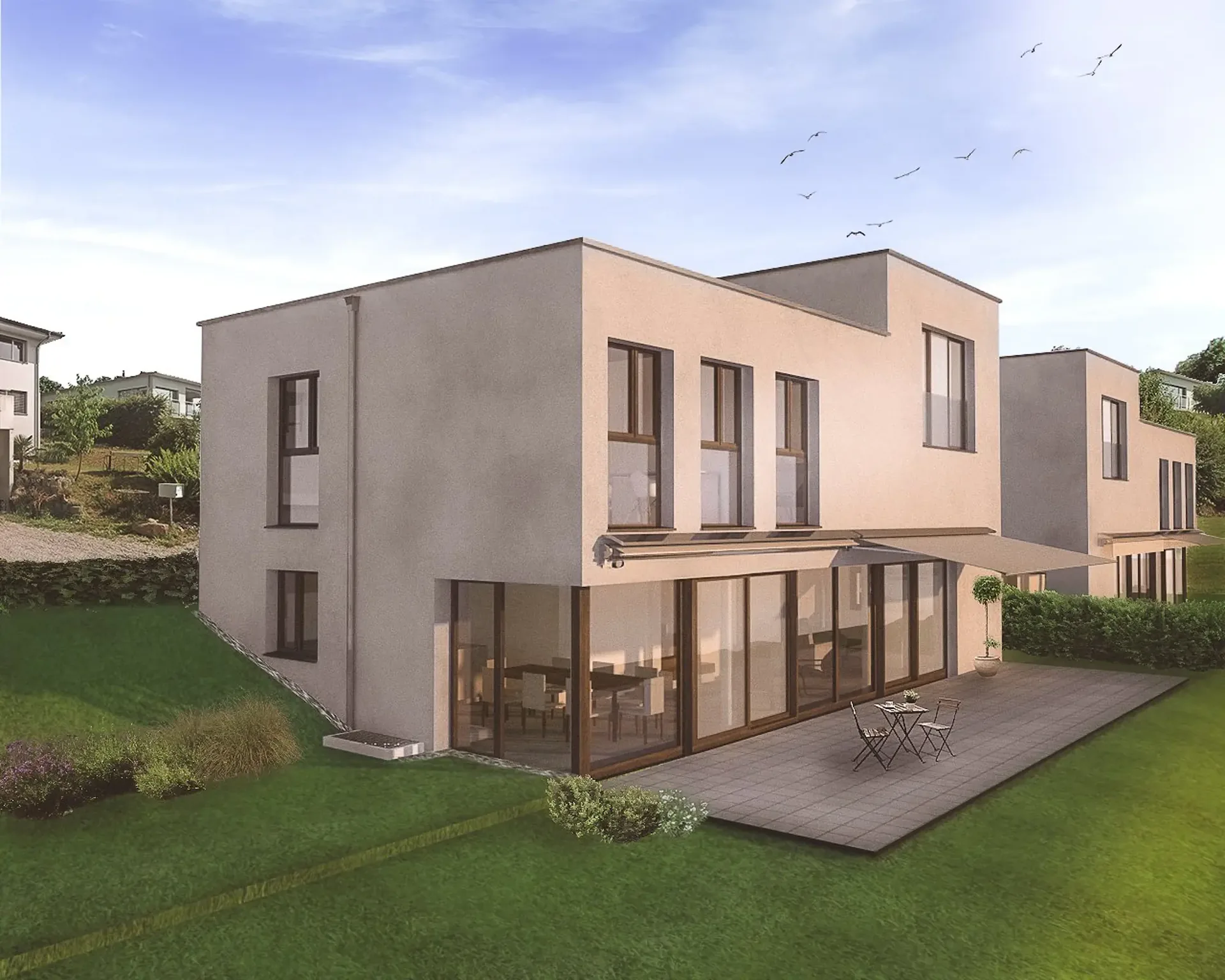 Villa Moderne à Courgevaux – Construction Neuve 2027 avec 6,5 Pièces et Carport