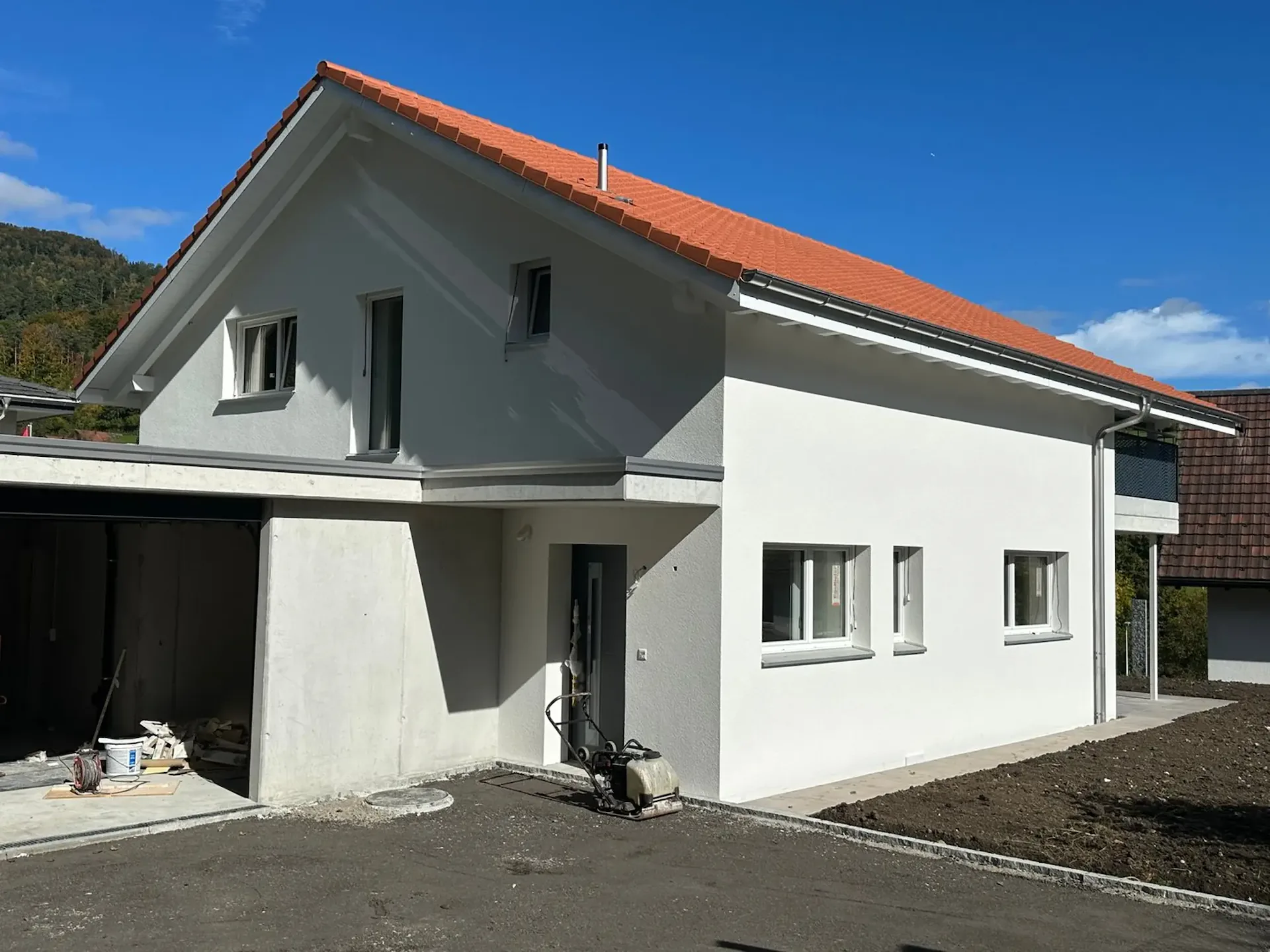Maison unifamiliale neuve de 5,5 pièces moderne avec vue sur la montagne à Muemliswil