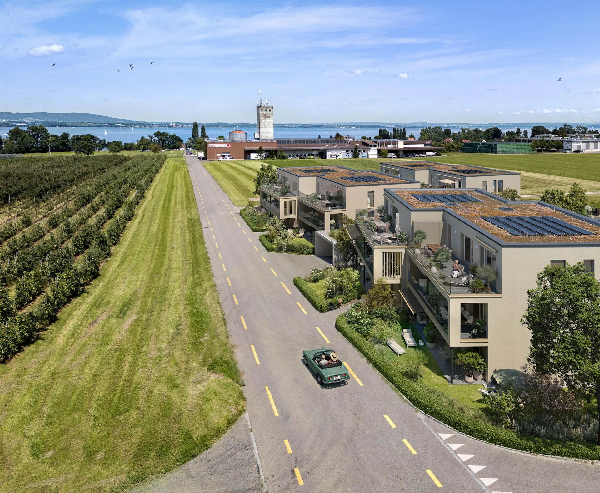 Appartement en attique dans l'ensemble "Seewärts" à Güttingen