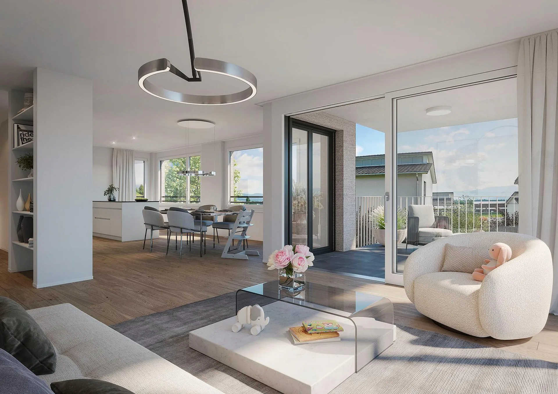 Freistehendes 6½-Zimmer-Einfamilienhaus (Neubau) nur 20 Min. von Zug entfernt