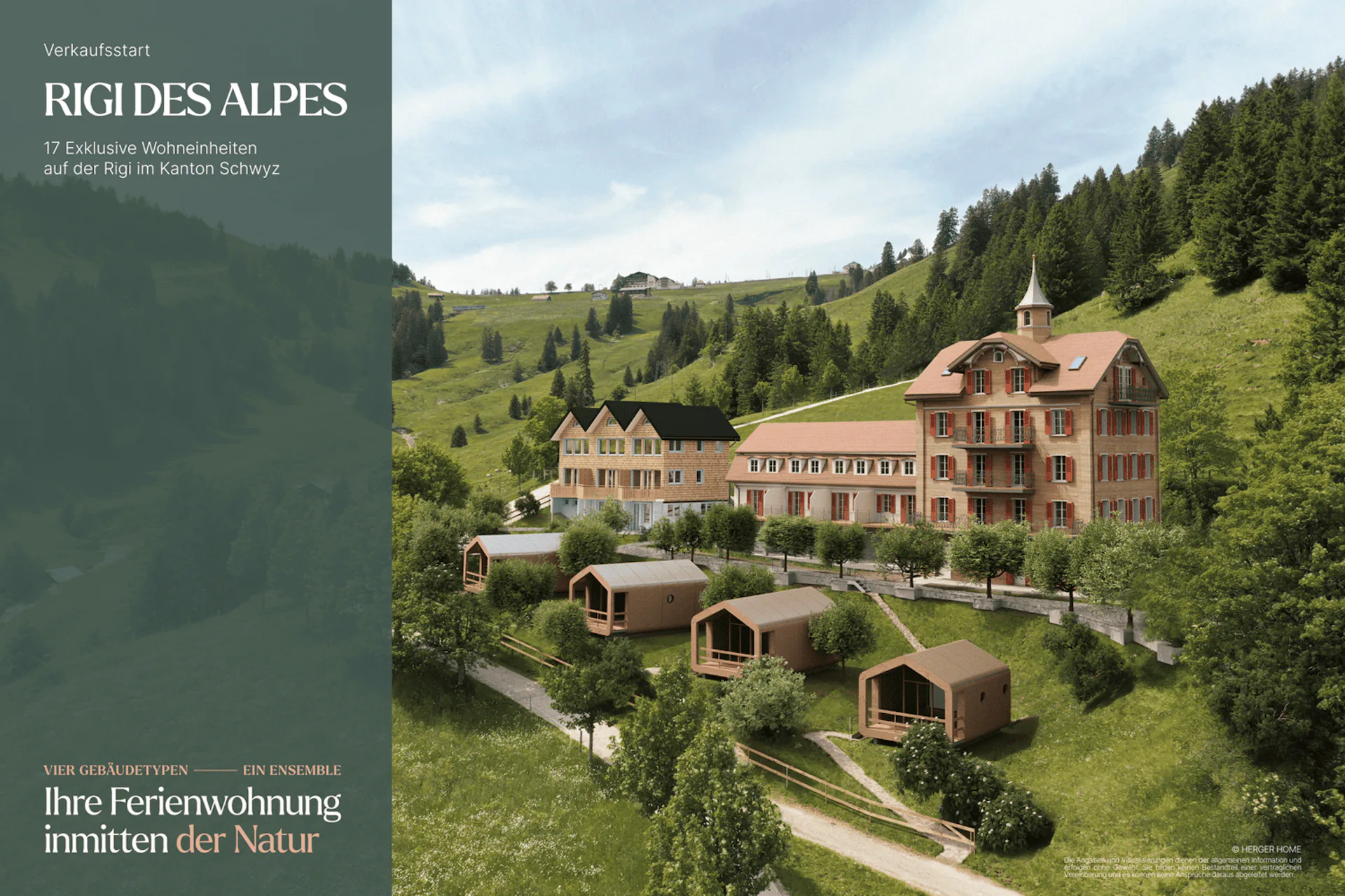 Appartamento 3.5 locali nella casa-torre – Progetto Rigi Des Alpes