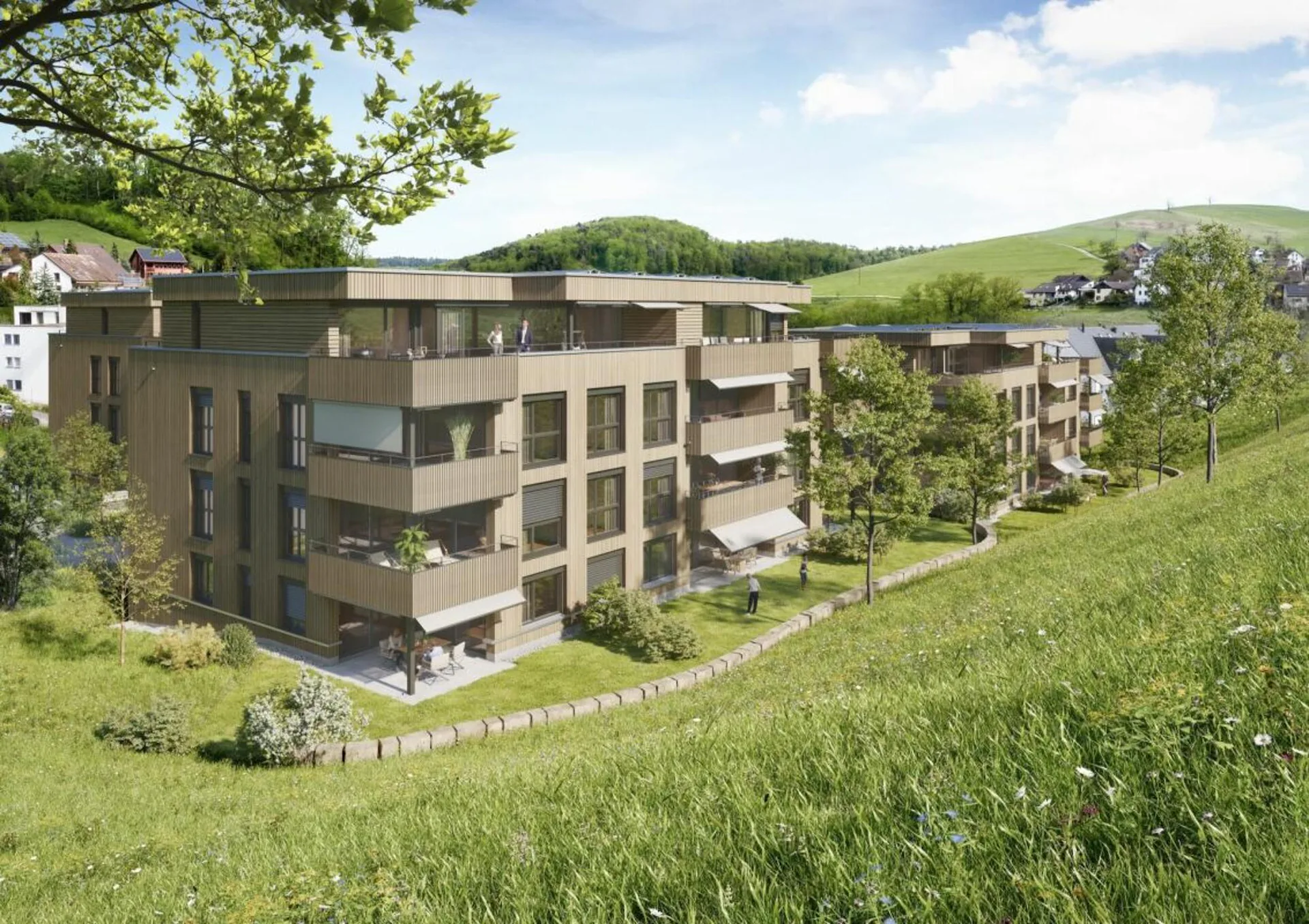 Calme - dans le vert - spacieux - moderne