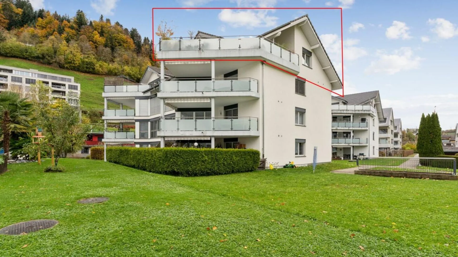 Incantevole appartamento 3.5 locali in mansarda con terrazza