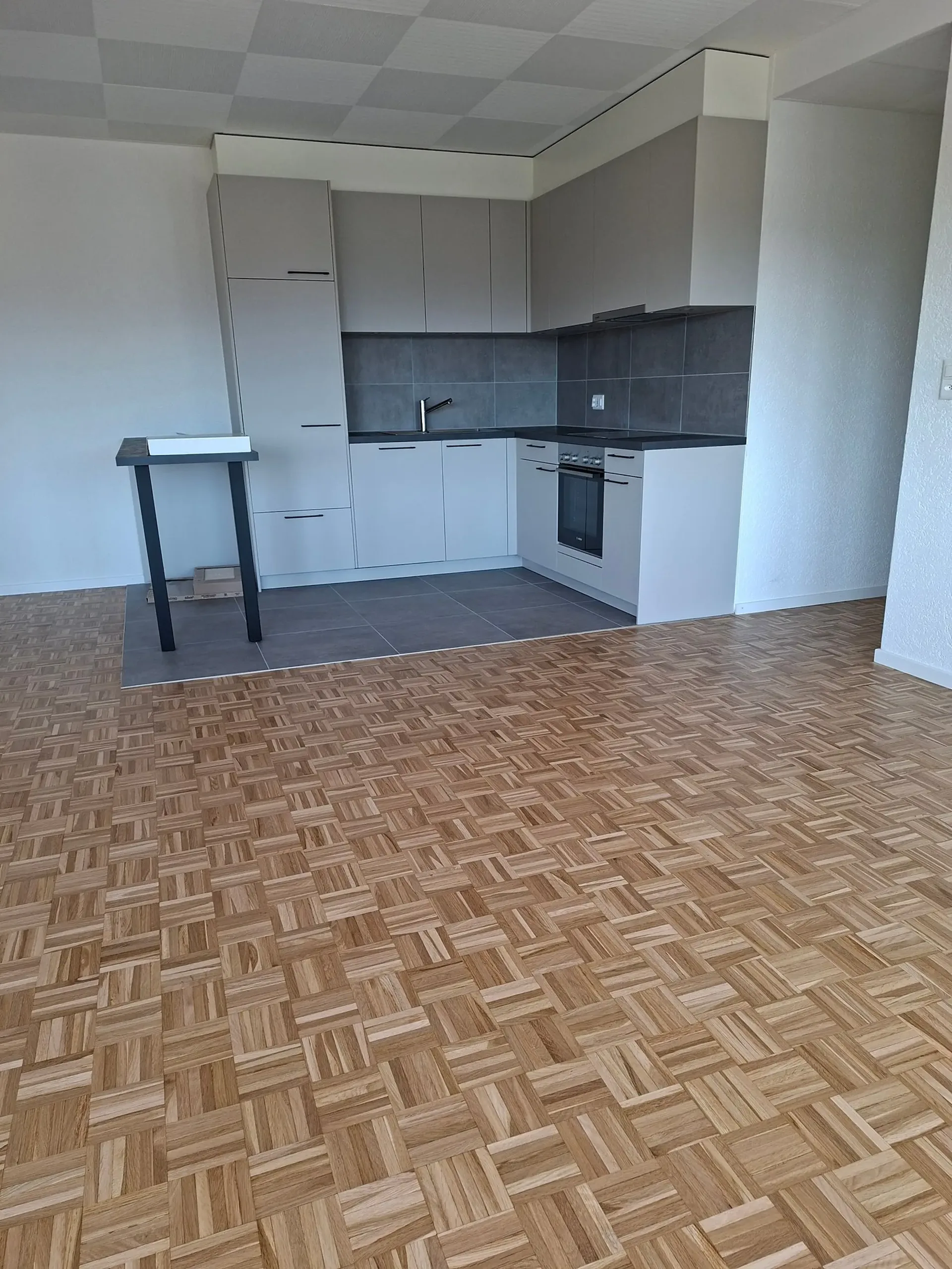 Geräumiges renoviertes Apartment mit neuer Küche. Mit Conciergeservice