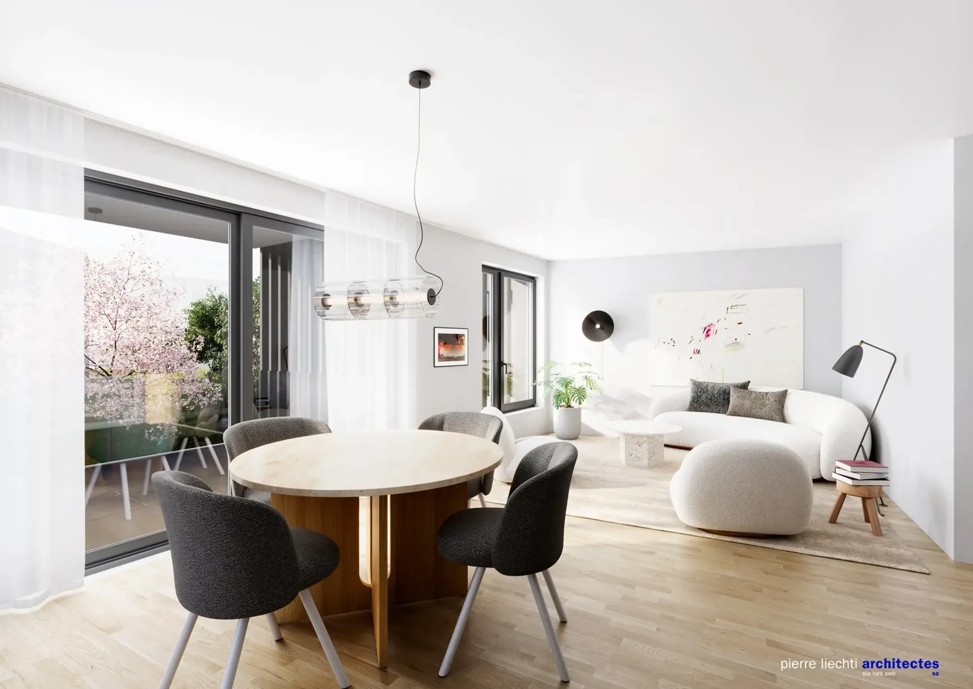 Wohnung mit 3.5 Zimmern und Loggia in Cortaillod