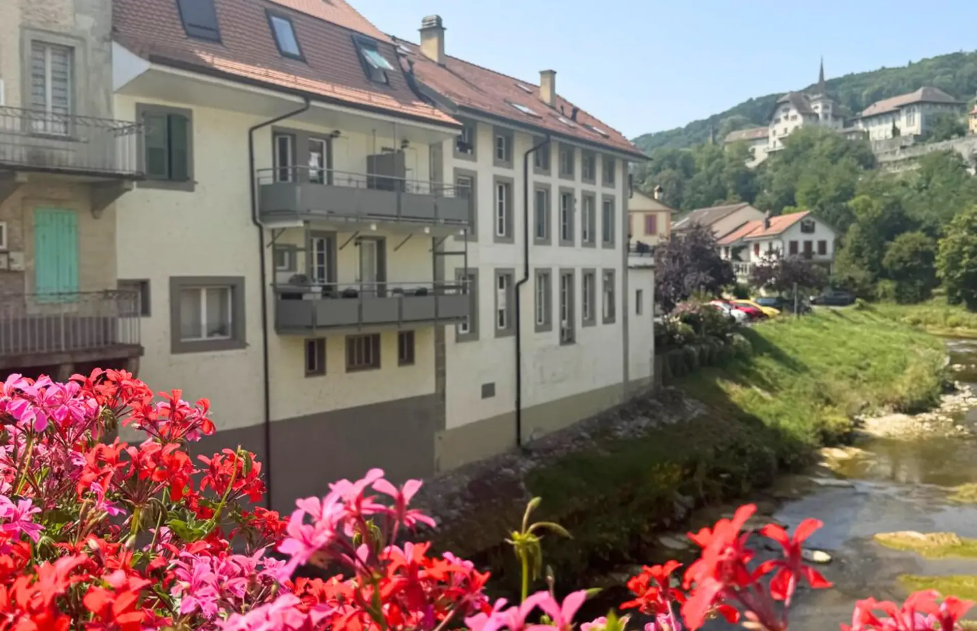Wohnung im Zentrum von Moudon mit 2.5 Zimmern und garantiertem Ertrag