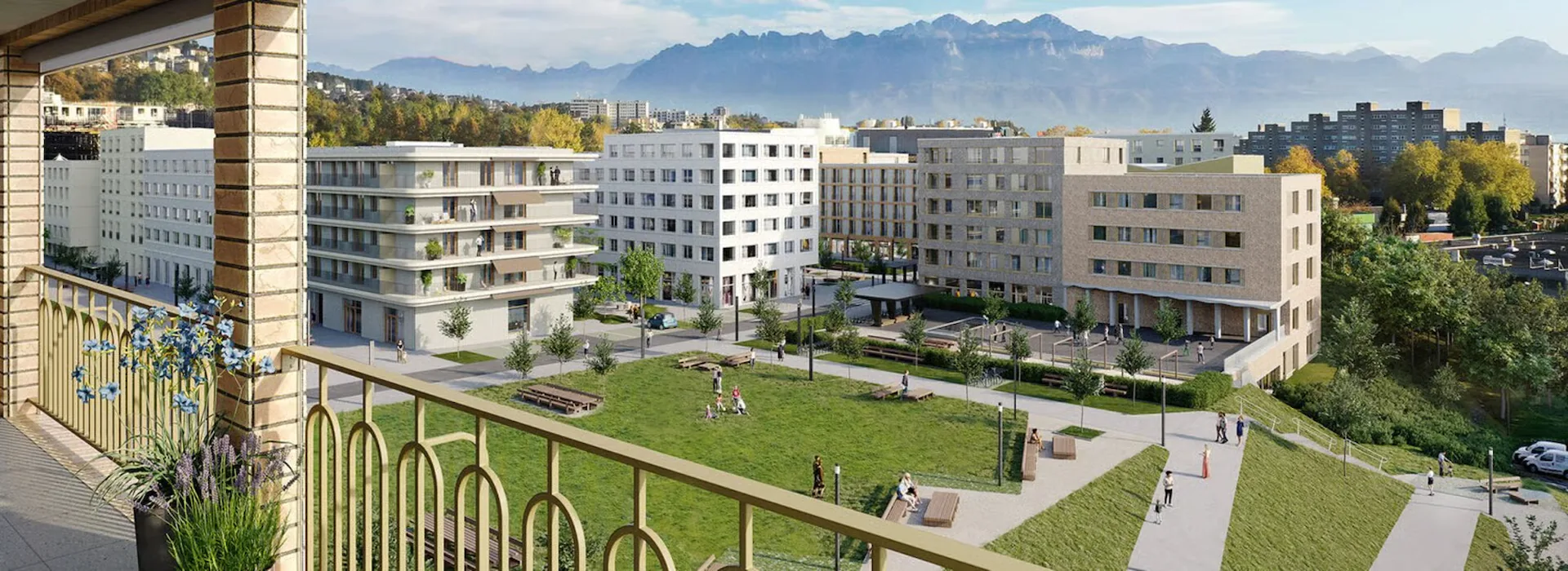 Spacious 5.5-room apartment in the heart of the l'Orée district in Crissier