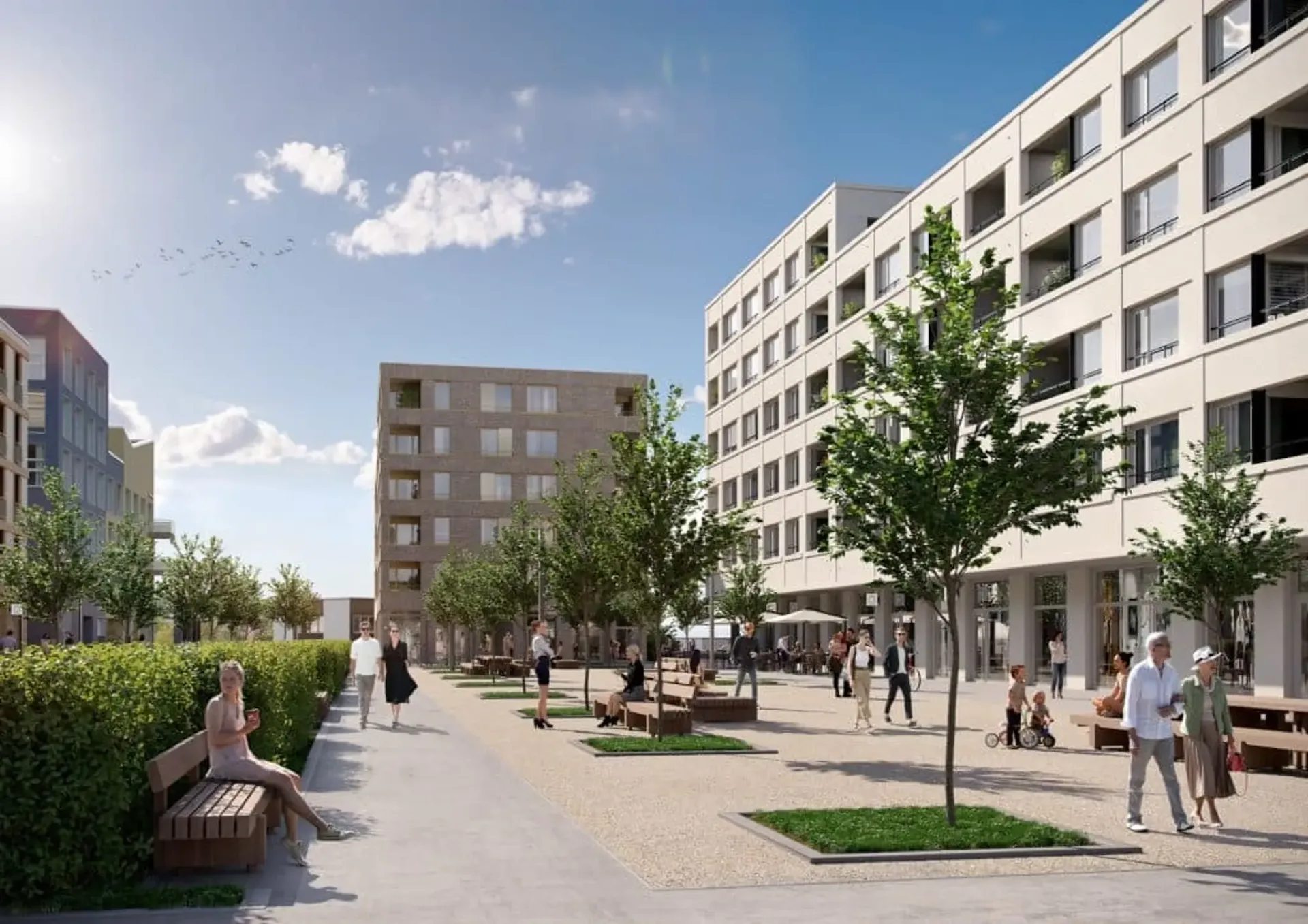 Wohnung mit 4.5 Zimmern zur Miete Place des Taillis 1, 1023 Crissier