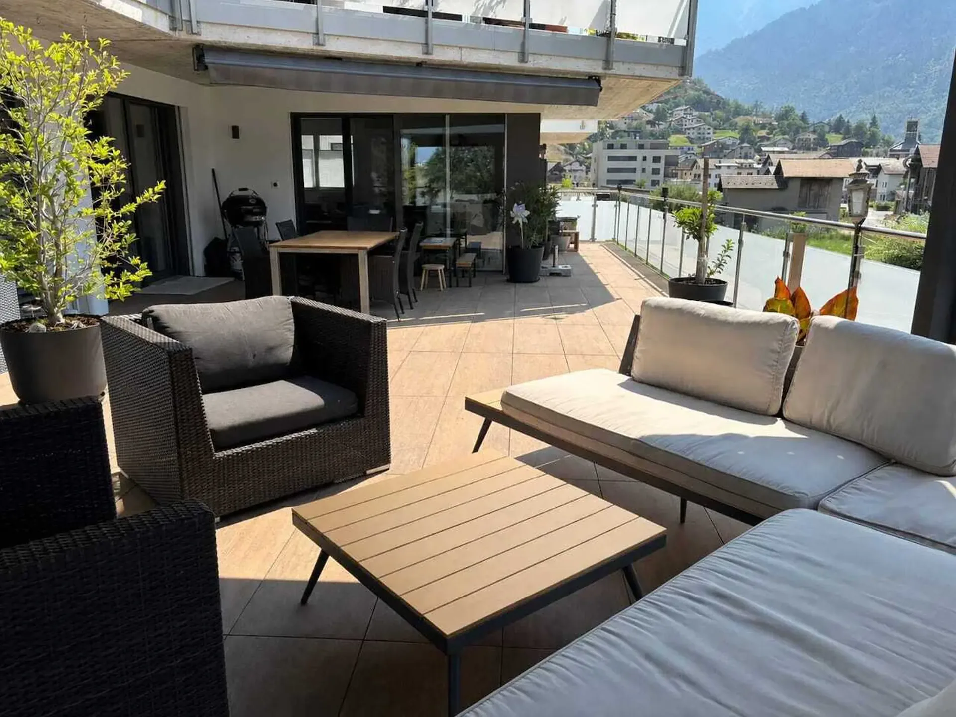 Newly built terrace apartment for sale in Lalden