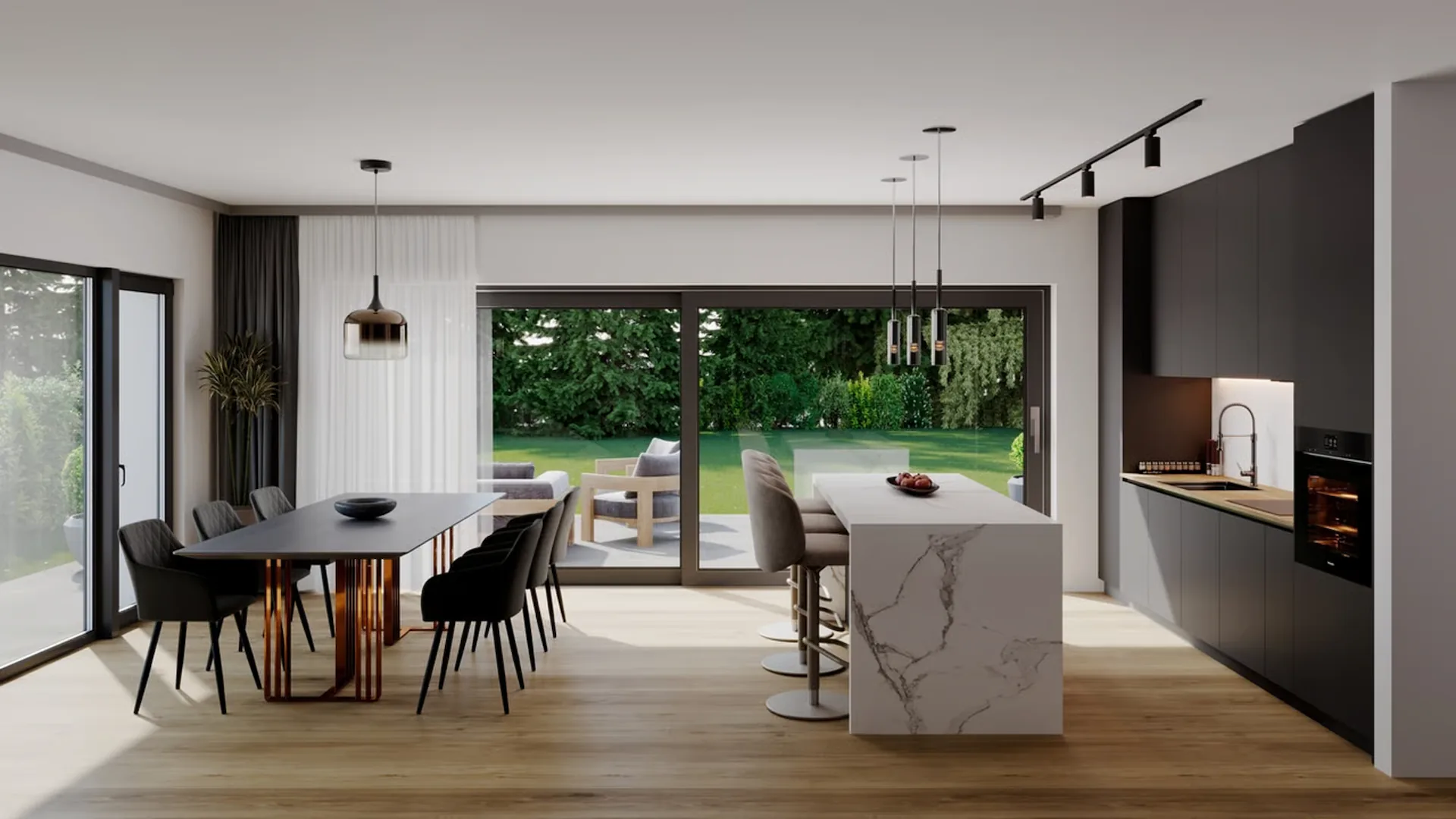 Villas familiales avec grand jardin