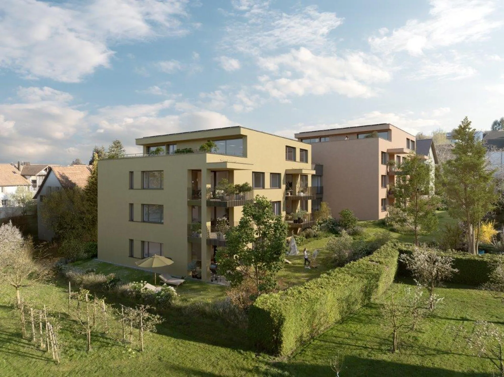 Projet de construction neuve Kuriba, Romanshornerstrasse 81, 8280 Kreuzlingen, 19 appartements en propriété