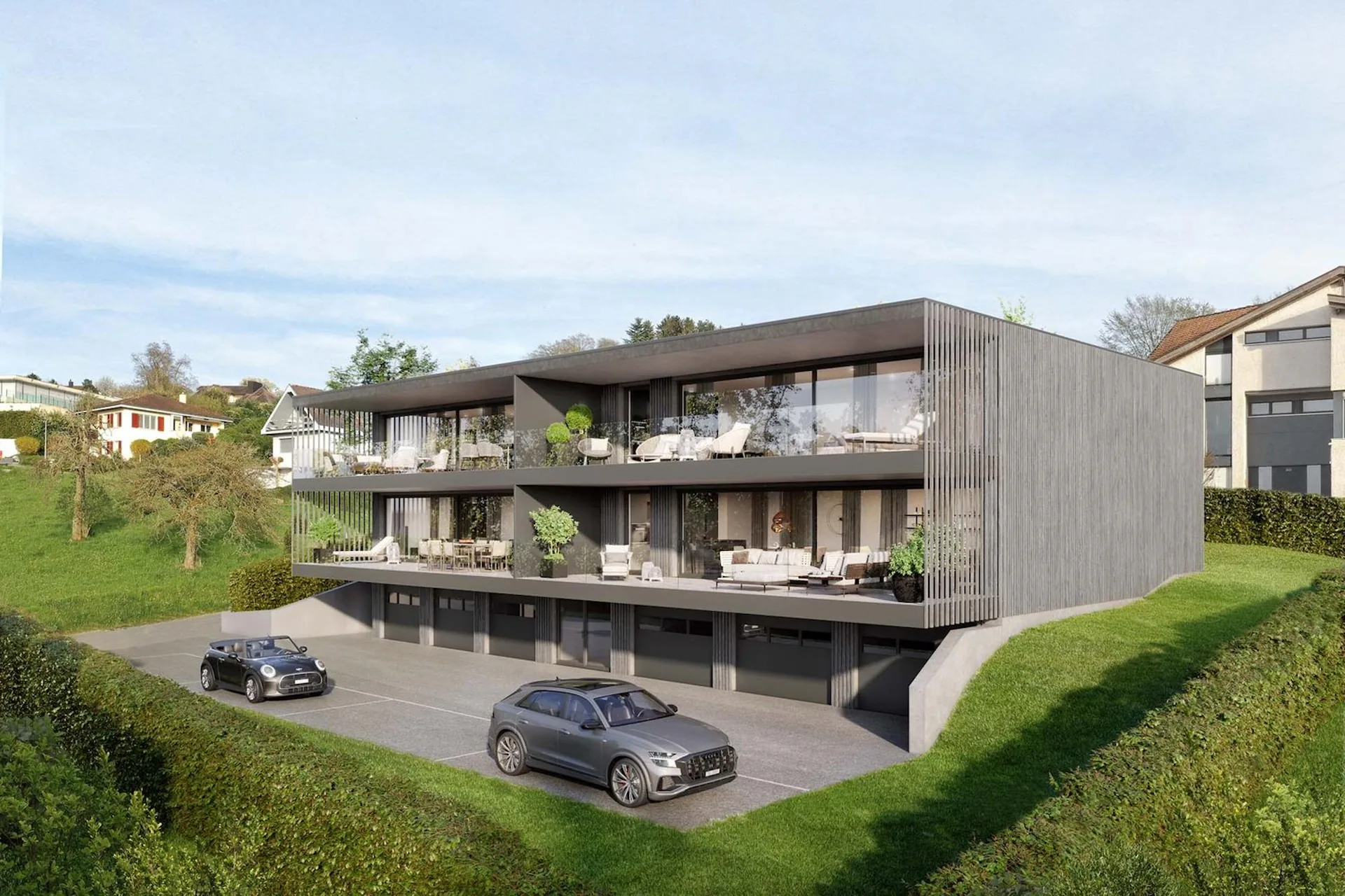 Appartamento di nuova costruzione con vista sul lago