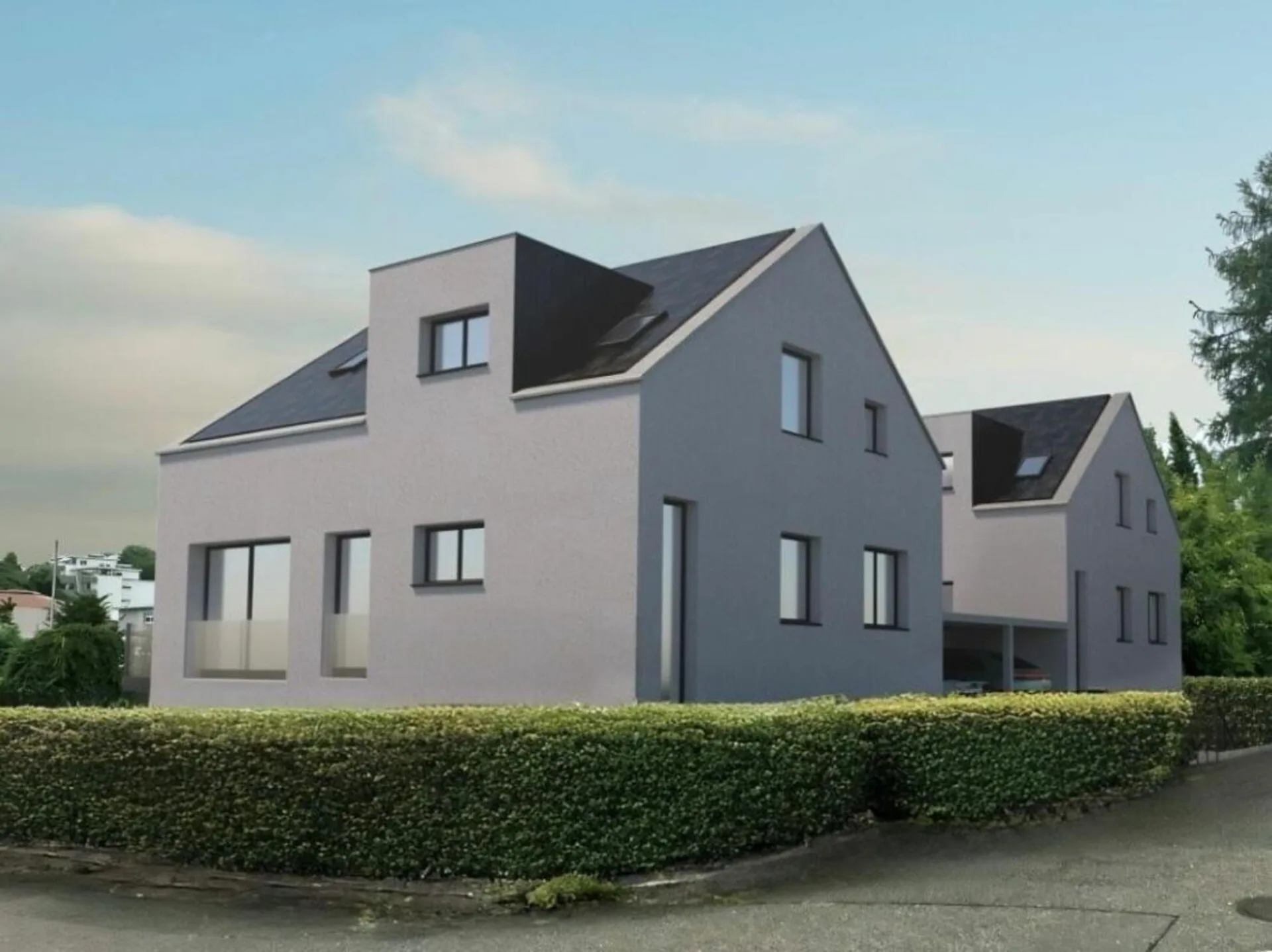 Bauland mit Baubewilligung für zwei Einfamilienhäuser mit je einer Einliegerwohnung in Niederlenz
