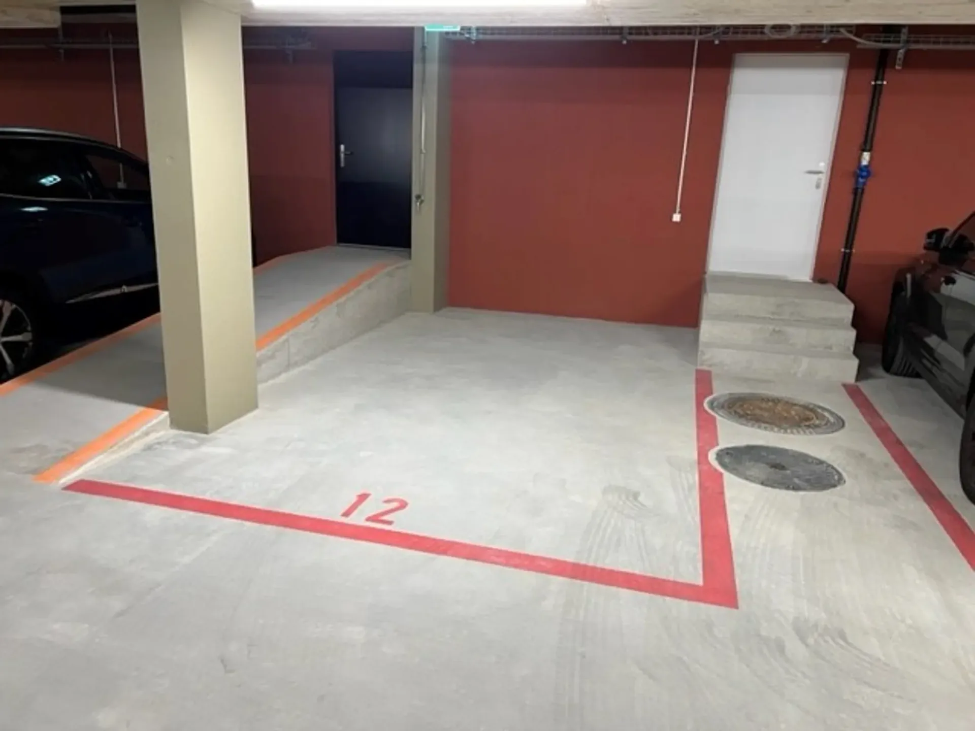 Smart-Parkplatz oder Motorrad-Parkplatz