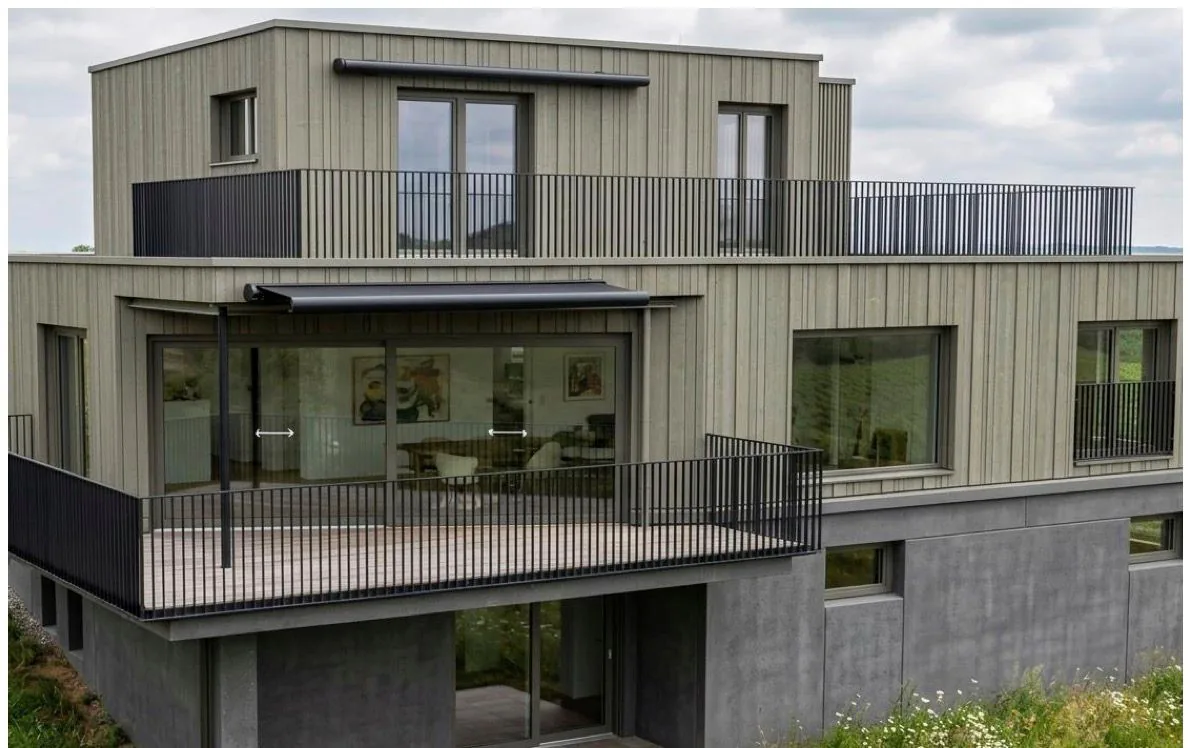 Modernes 5.5-Zimmer-Einfamilienhaus mit offenem Attika-Studio – Neubau mit Aussicht an ruhiger Wohnlage in Wettingen
