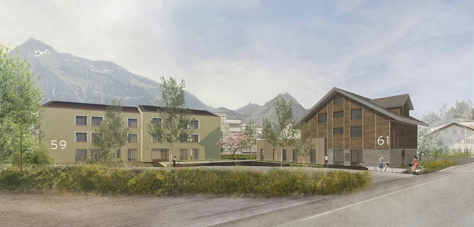 Grosszügige 2.5-Zimmer-Gartenwohnung in Spiez - in Neubau-MFH