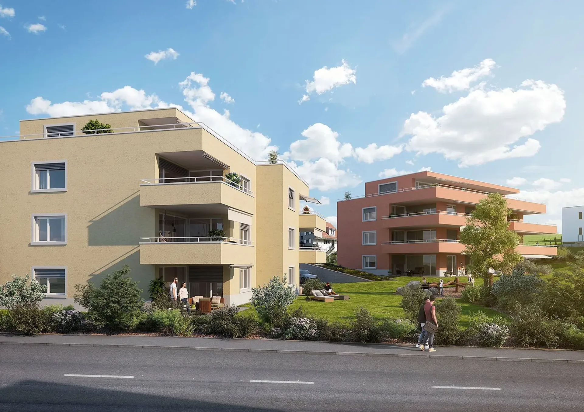 Tiefgaragenparkplatz, Überbauung Sunnehof Lömmenschwil