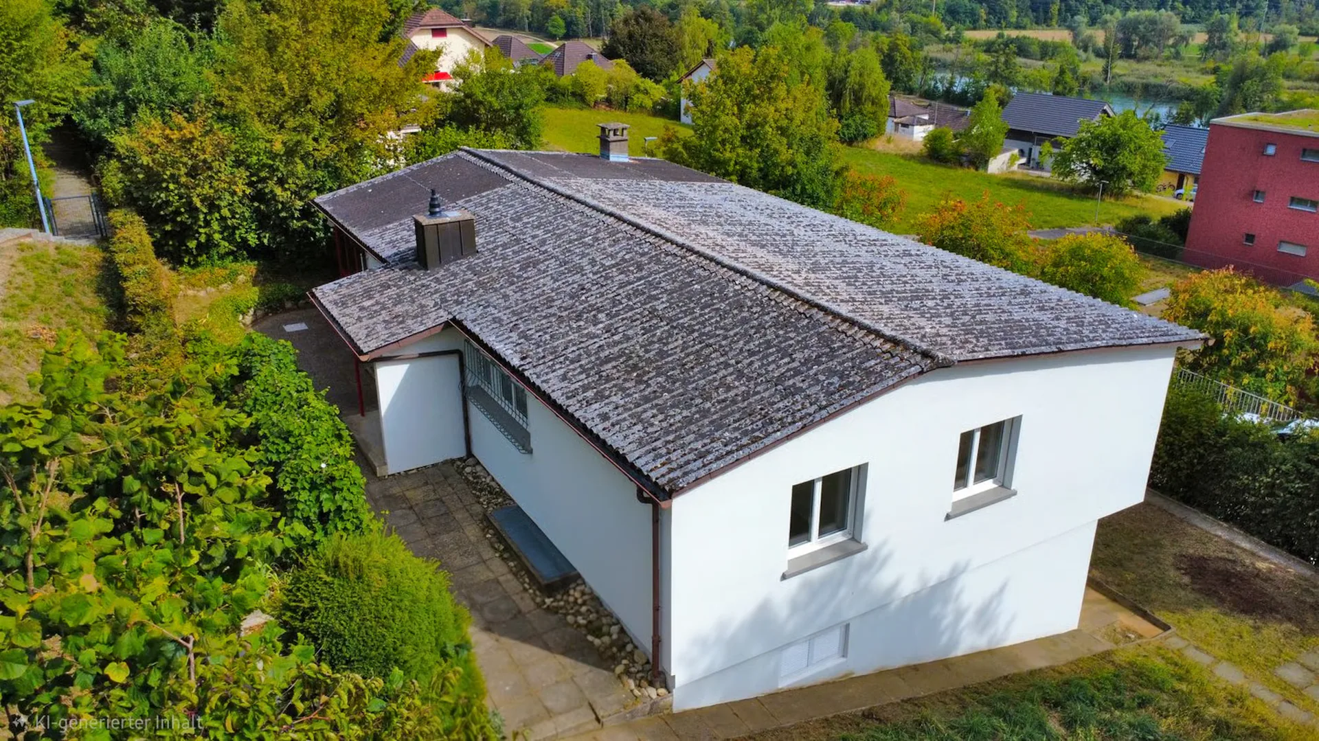 Spacious 6-room single-family house with plenty of privacy and a far-reaching view in Biberstein