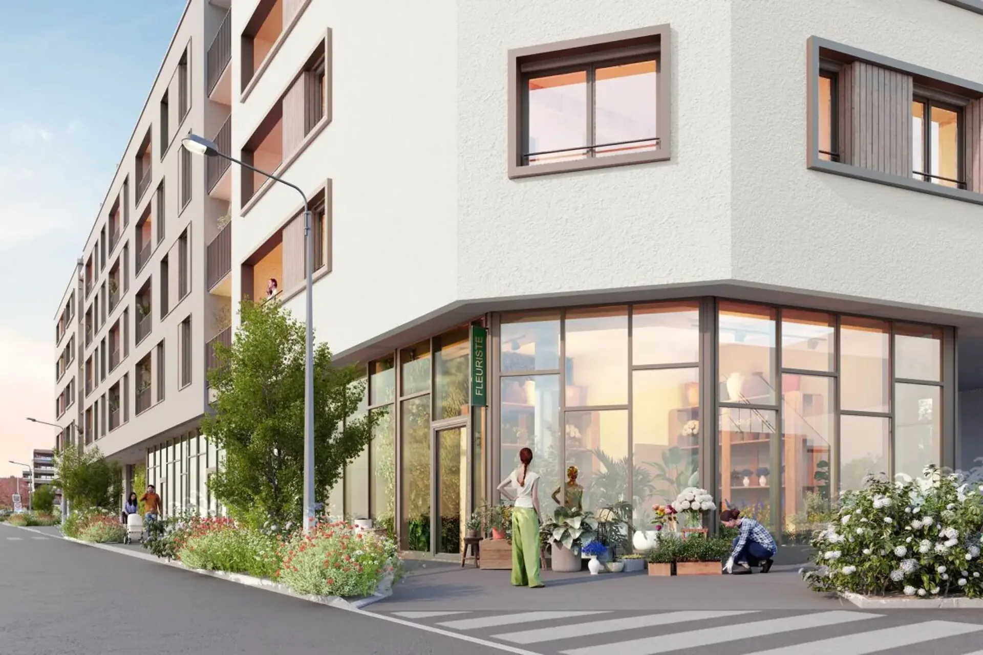 Commercial space of 182 m² in the heart of the La Feuillée project in Vevey