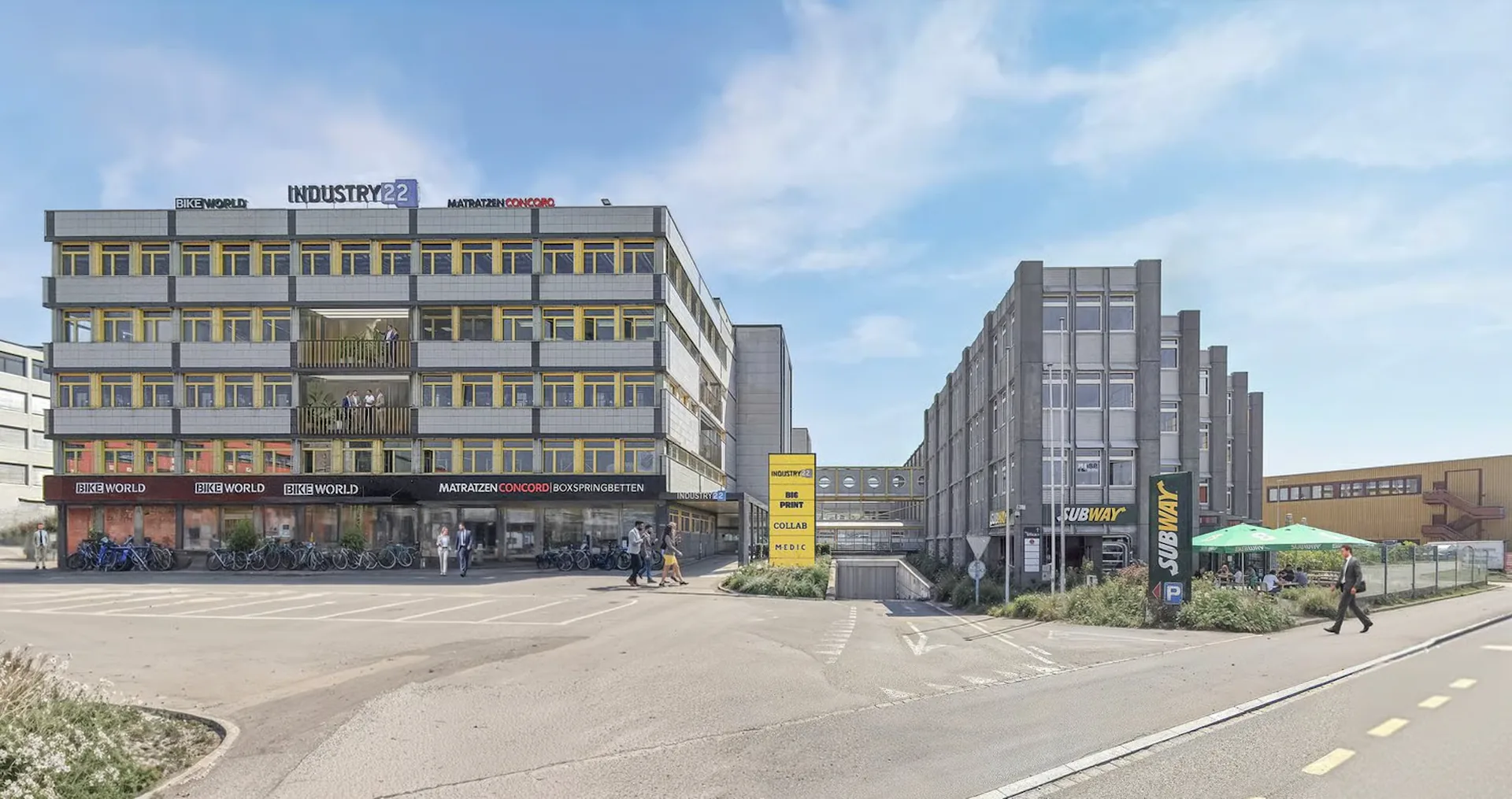 Déménager avec perspective - espaces commerciaux dans un emplacement central à Volketswil