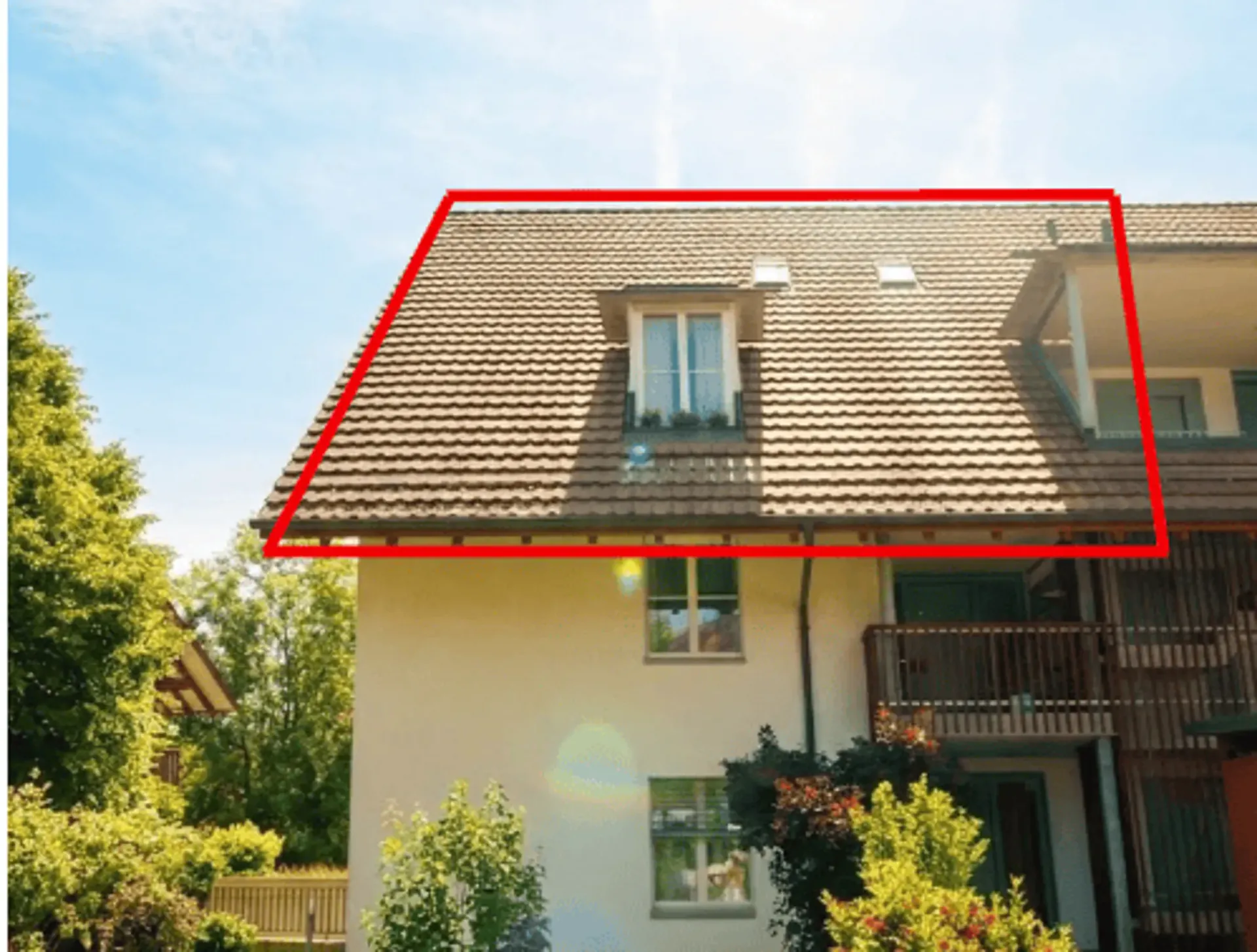 kühle, gemütliche 5.5-Zimmer-Dach-Wohnung in Hettlingen