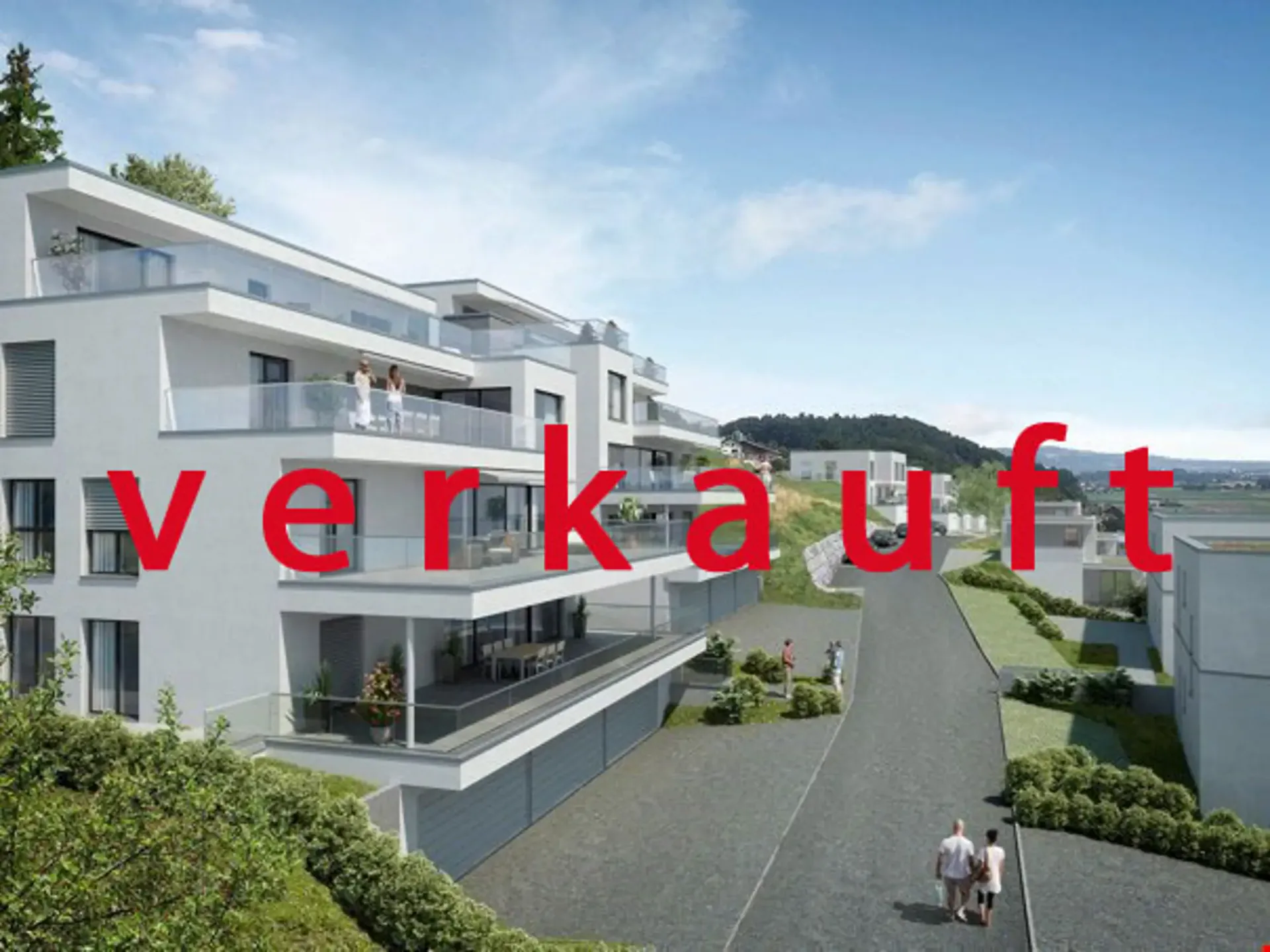 Modern 4.5-room terrace apartment with panoramic views in Wauwil
