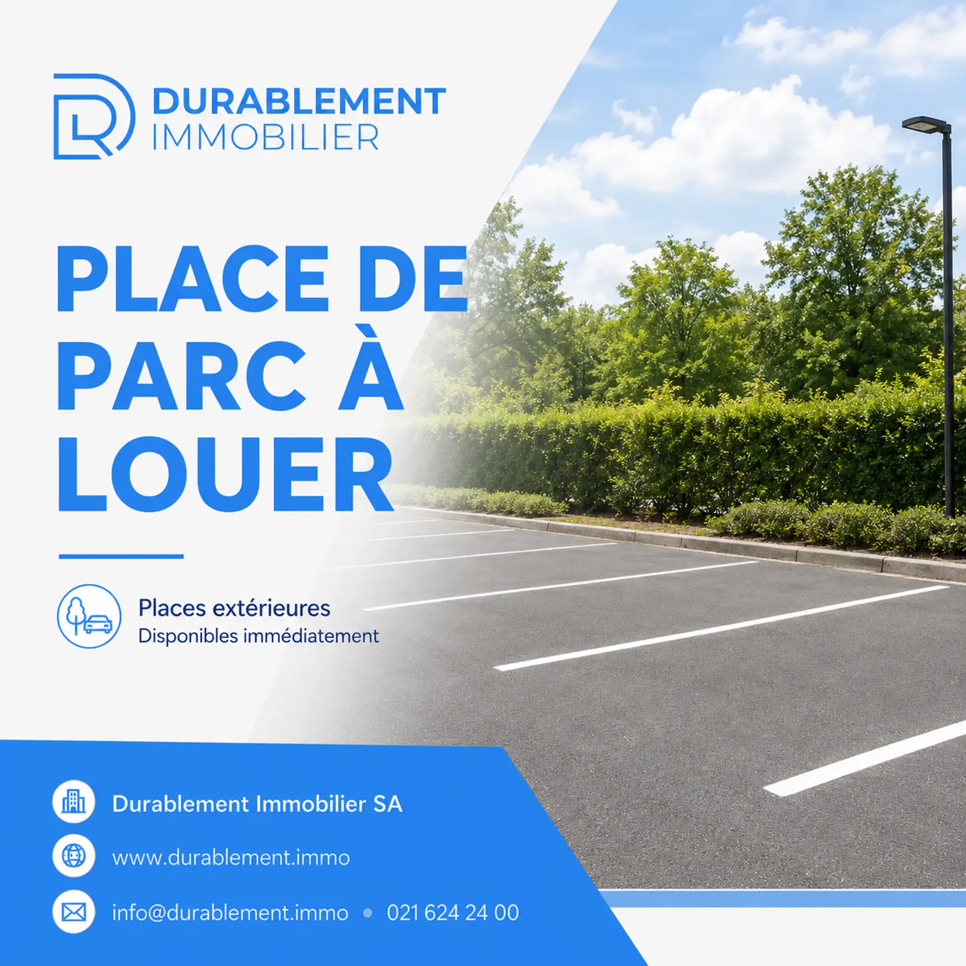 Outdoor parking space - Chavannes-près-Renens