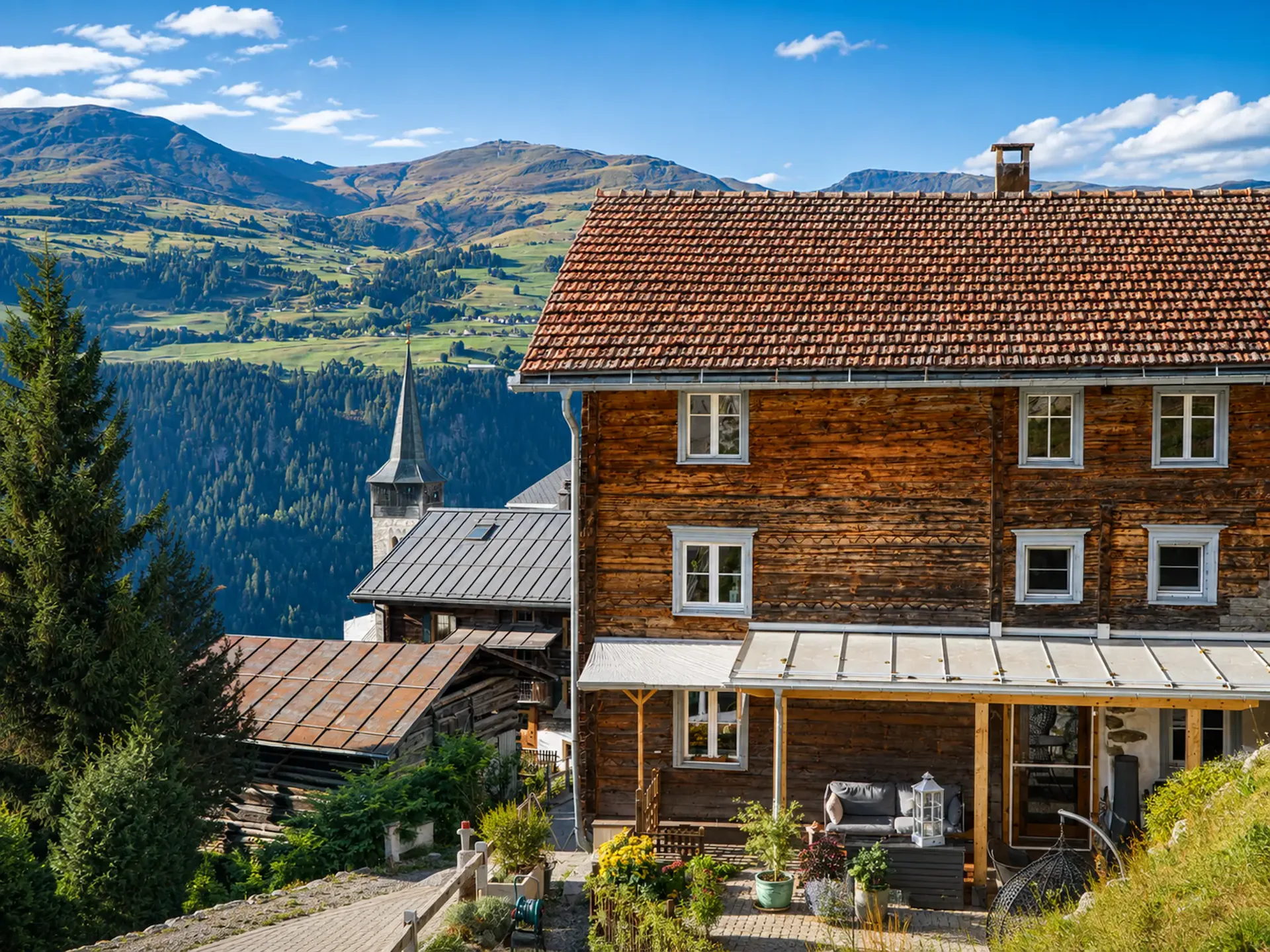 Charming 5-room maisonette in Andiast – Rustic Alpine flair with modern comfort