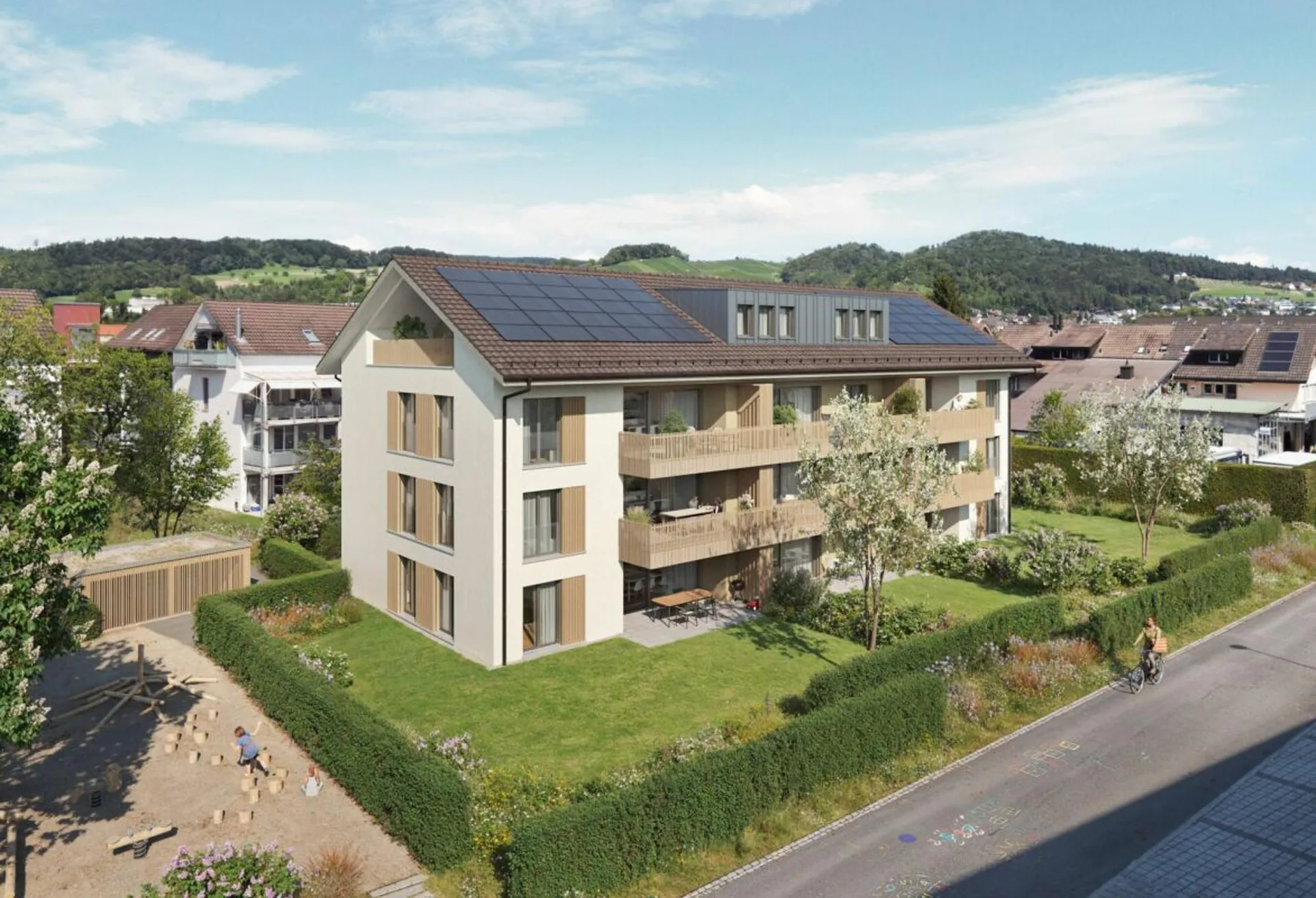 Hochwertig wohnen: Neubau in idyllischer Umgebung