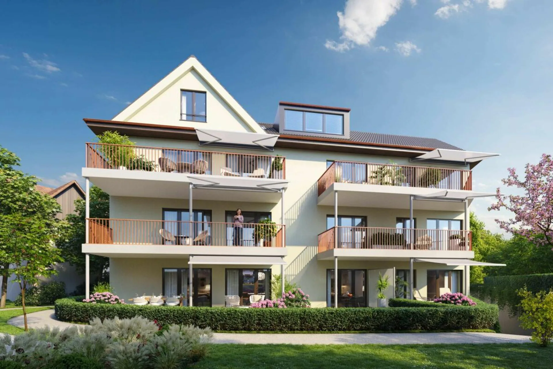 Stylish 3.5-room apartment with 20m² balcony in a quiet location