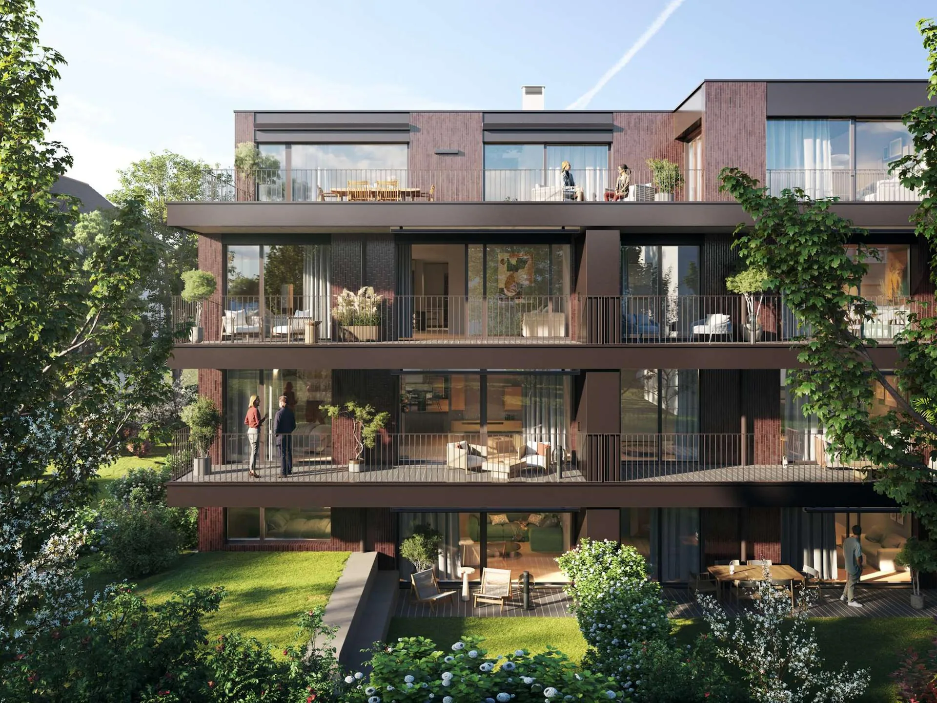 Familienidylle mit Garten: 4.5-Zimmer-Wohnung mit grossem Umschwung