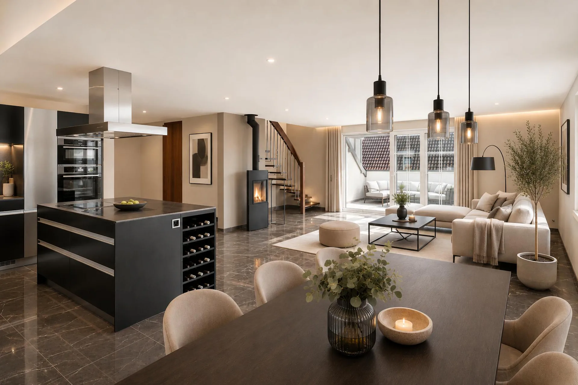 Light. Space. Lifestyle. ? Exclusive 5.5-room maisonette with 180 m² living space in Niederglatt