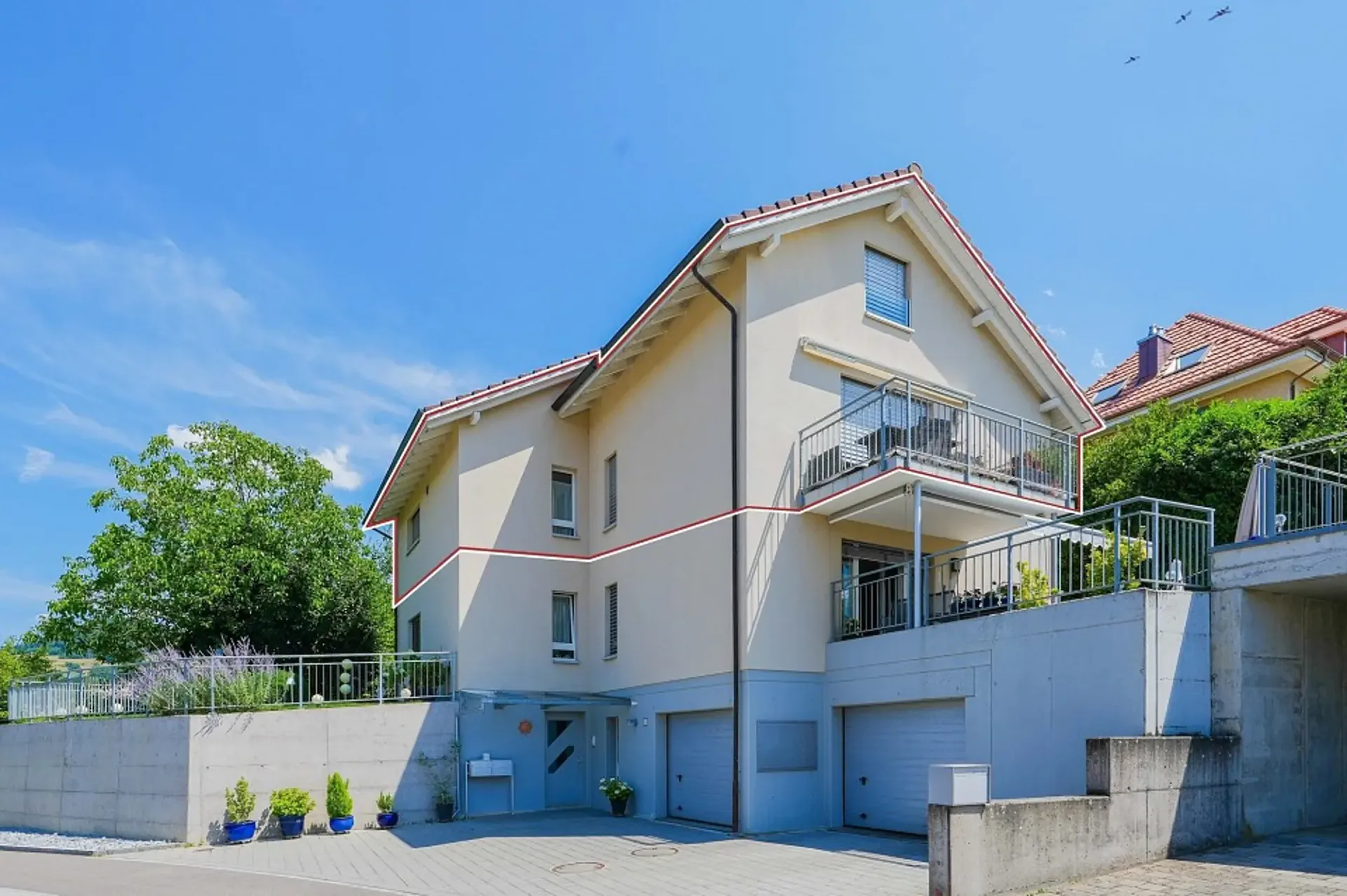 Vivre centralement et spatialement : appartement-maisonnette 4,5 pièces
